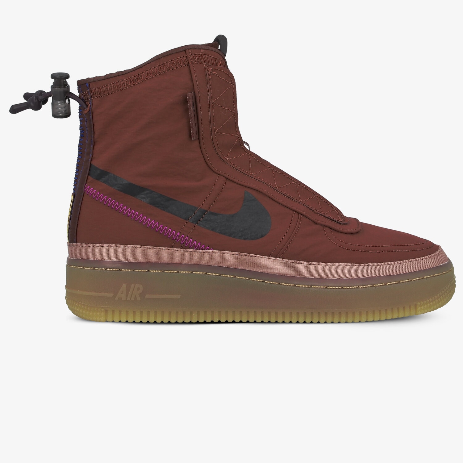 dámské tenisky NIKE AIR FORCE 1 SHELL BQ6096-200 HNĚDÁ