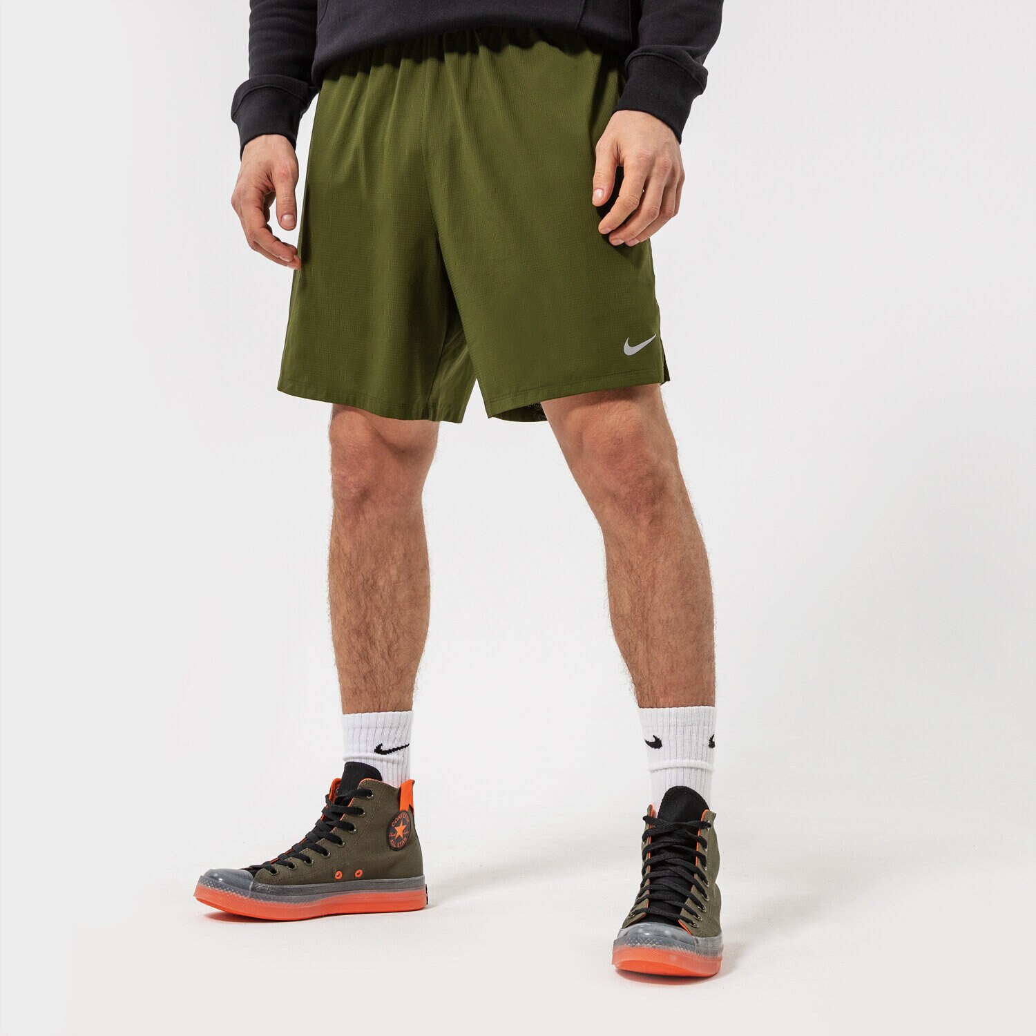 pánské kraťasy NIKE ŠORTKY  PHENOM 2IN1 SHORT 683279-331 ZELENÁ