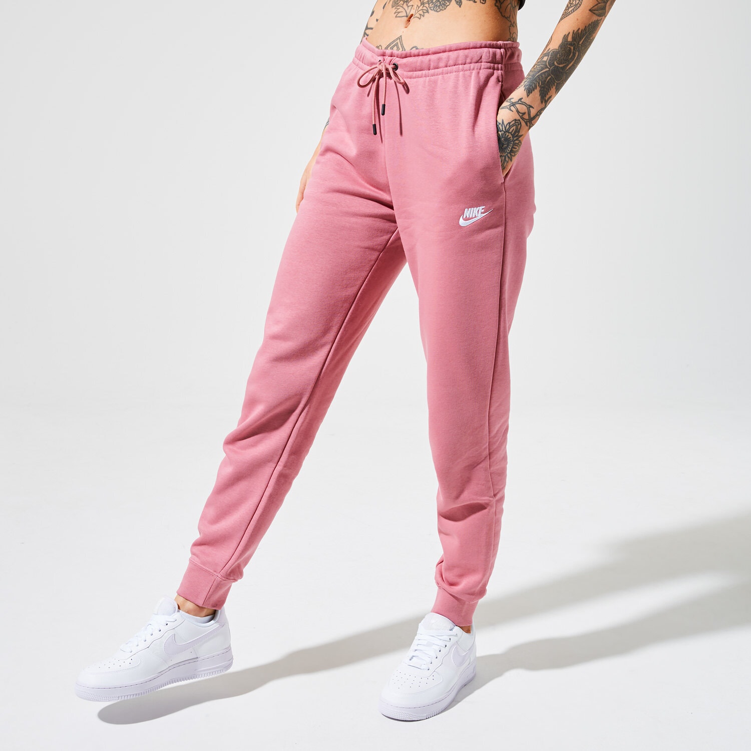 dámské kalhoty NIKE KALHOTY  SPORTSWEAR ESSENTIAL BV4095-614 RŮŽOVÁ