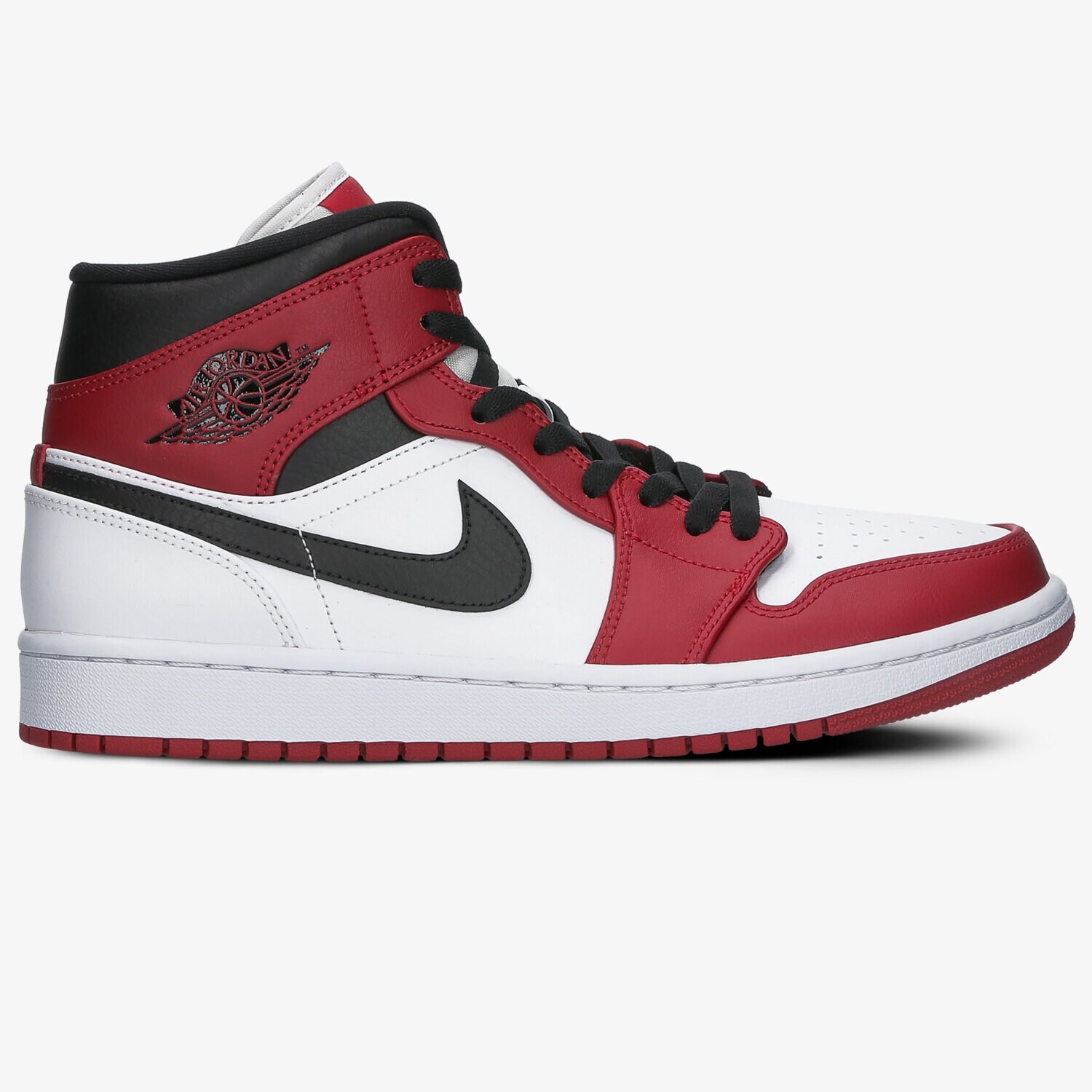 pánské tenisky AIR JORDAN 1 MID 554724-173 BÍLÁ