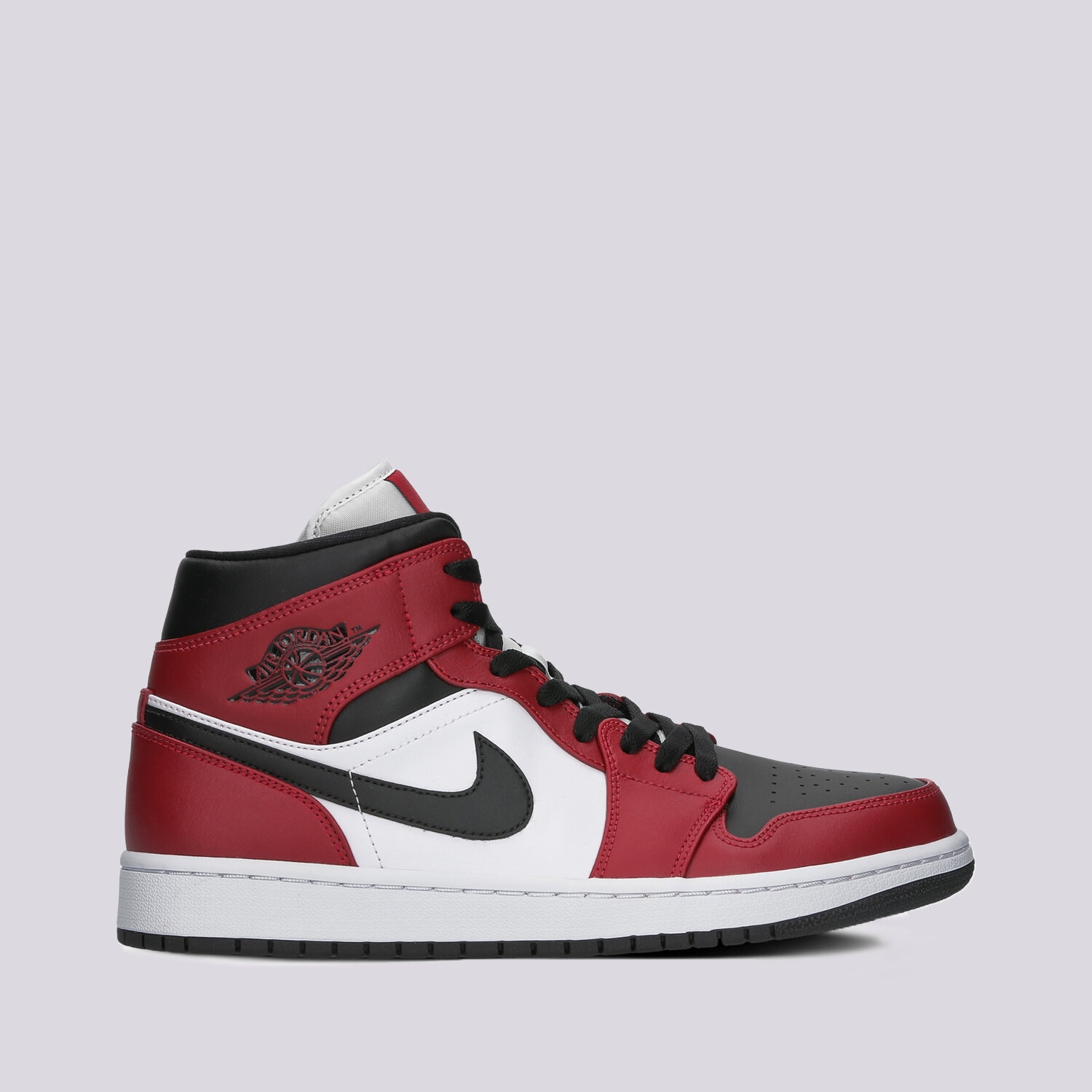 pánské tenisky AIR JORDAN 1 MID  554724-069 ČERVENÁ