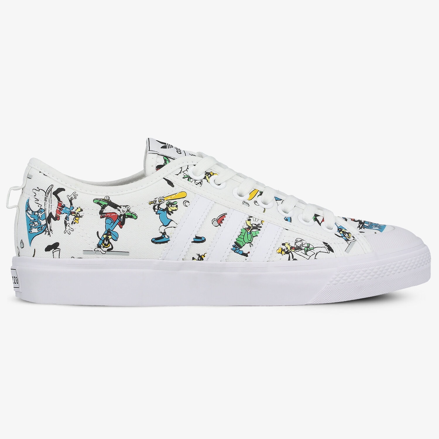 pánské tenisky ADIDAS NIZZA X DISNEY SPORT GOOFY FW0645 BÍLÁ