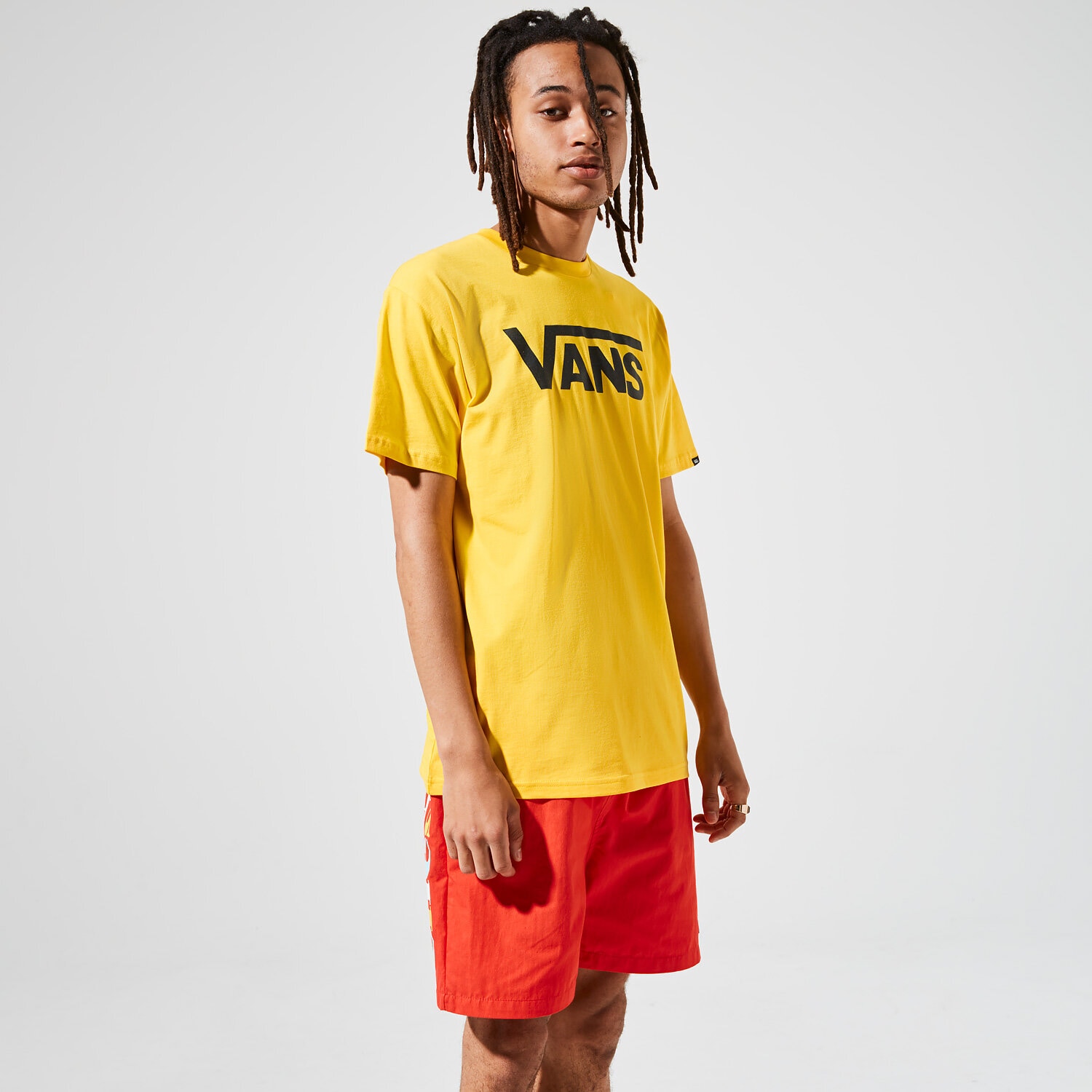 pánské tričko VANS TRIČKO VANS CLASSIC VN000GGG85W1 ŽLUTÁ