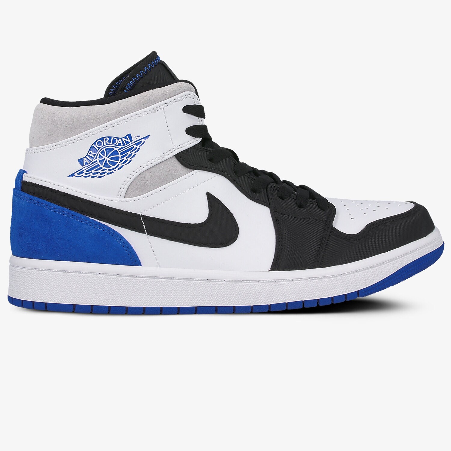 pánské tenisky AIR JORDAN 1 MID 852542-102 BÍLÁ