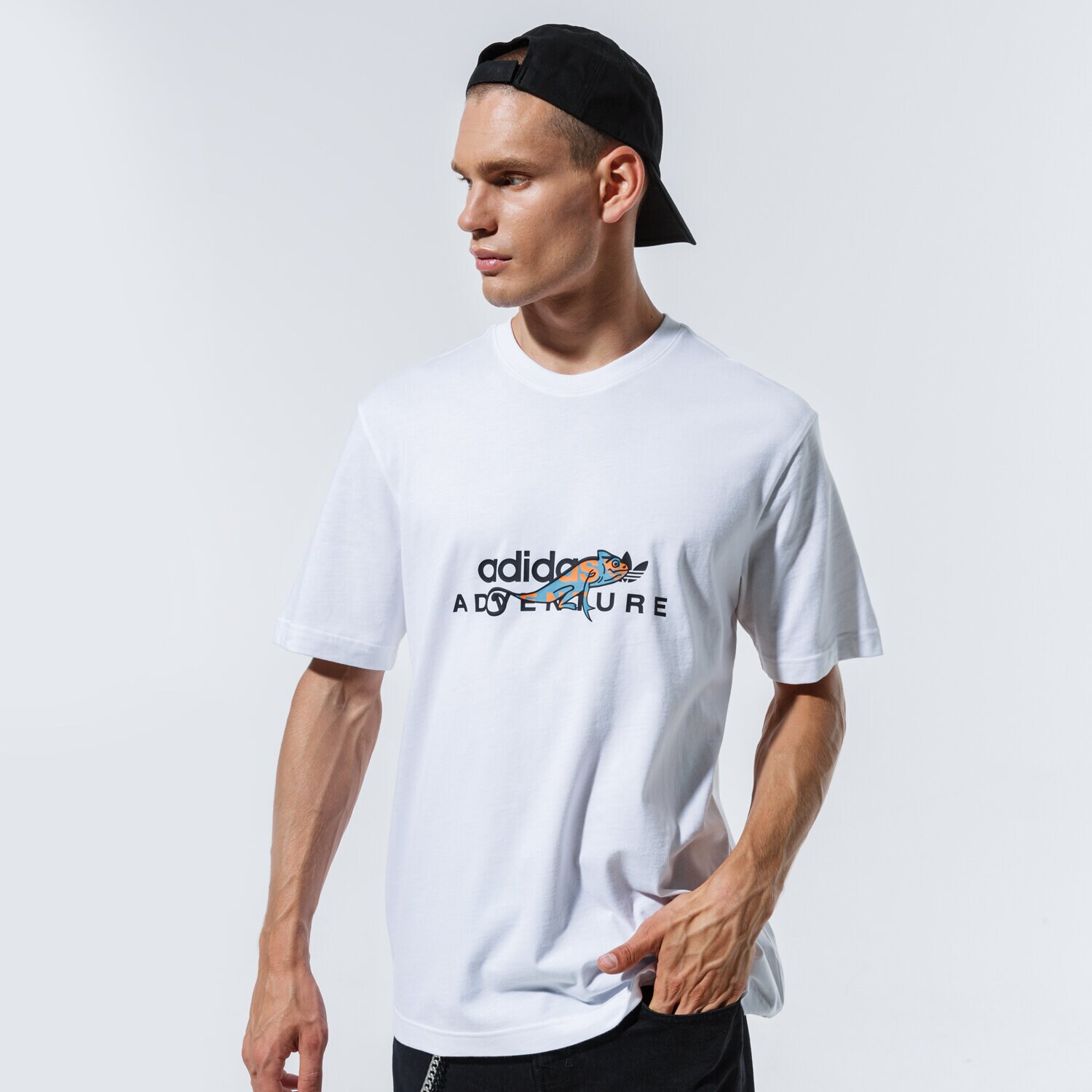pánské tričko ADIDAS TRIČKO ADV GRAPHIC TEE GD5609 BÍLÁ