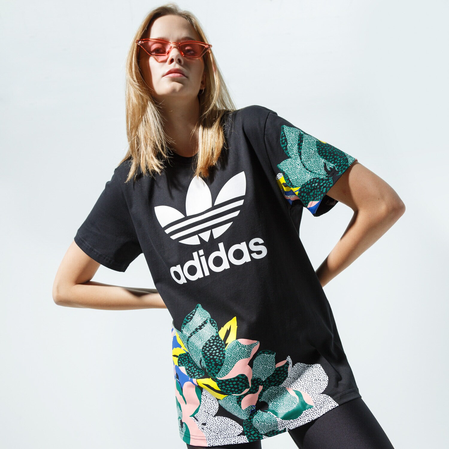 dámské tričko ADIDAS TRIČKO BF TEE GC6833 ČERNÁ