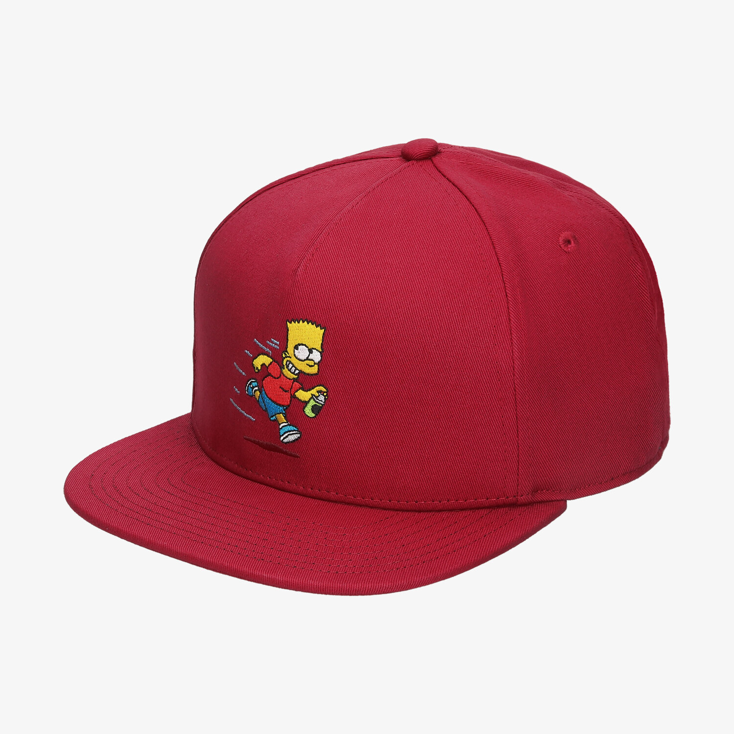 dětská kšiltovka VANS VANS X THE SIMPSONS SNAPBACK VN0A4TQ917A ČERVENÁ