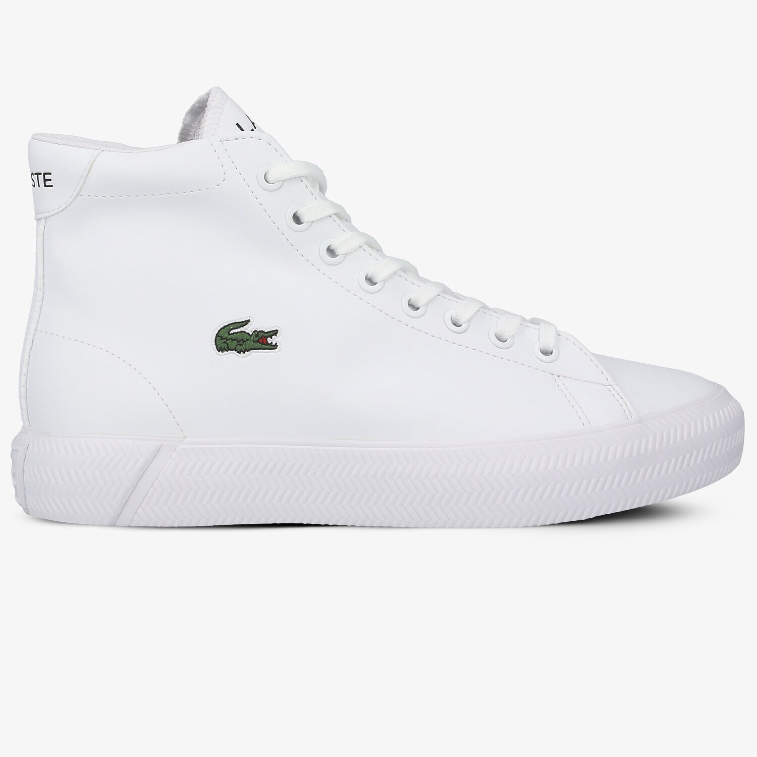 dětské tenisky LACOSTE GRIPSHOT MID 0120 2 CUJ 740CUJ001021G BÍLÁ