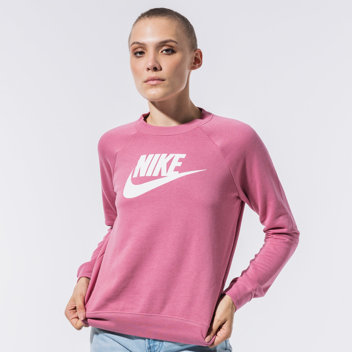 dámská mikina NIKE MIKINA SPORTSWEAR ESSENTIAL BV4112-614 RŮŽOVÁ