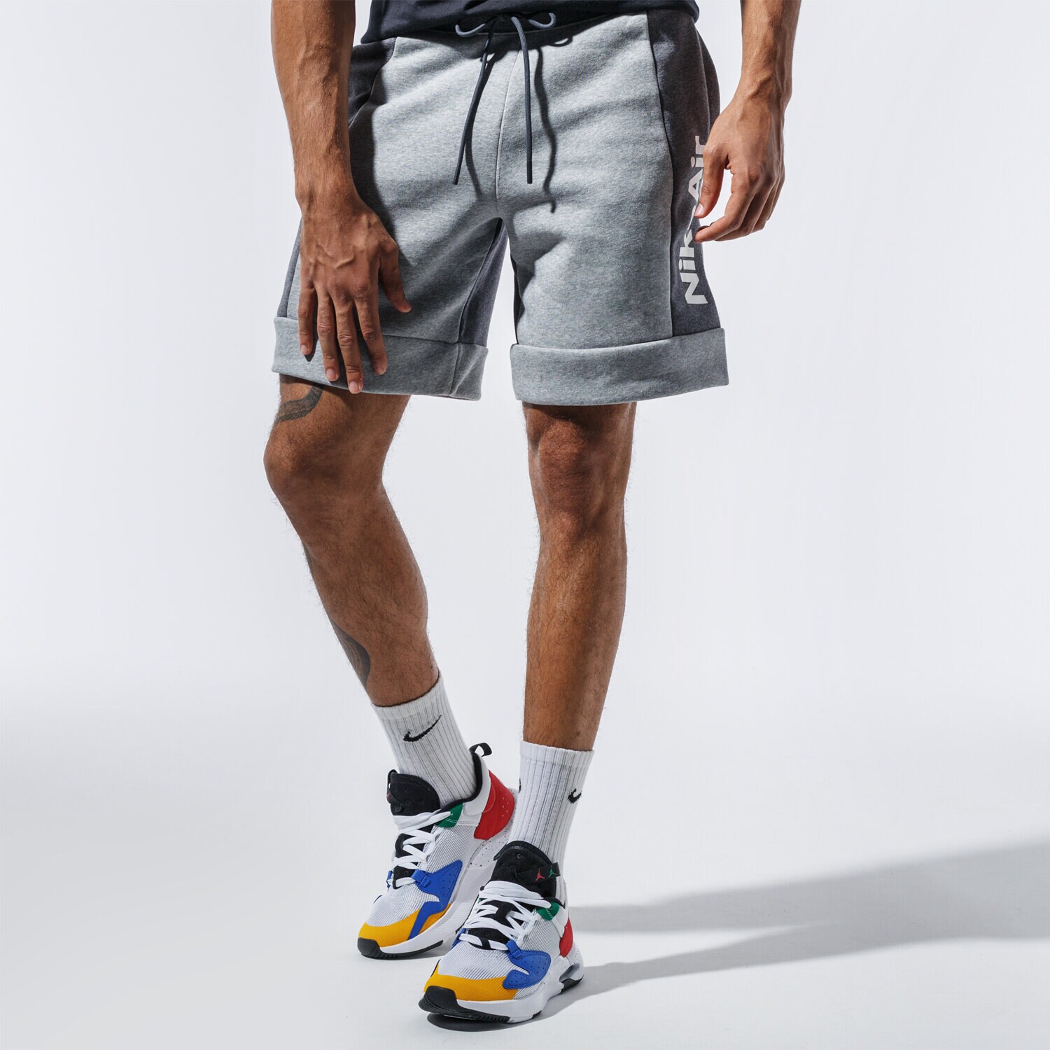 pánské kraťasy NIKE ŠORTKY  AIR CJ4832-071 ŠEDÁ