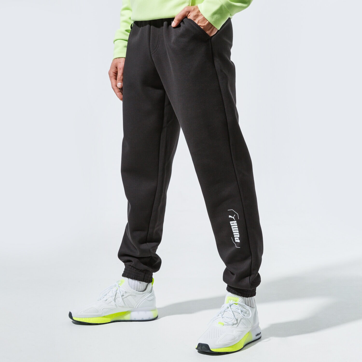 pánské kalhoty PUMA KALHOTY  NU-TILITY PANTS CL 58344501 ČERNÁ