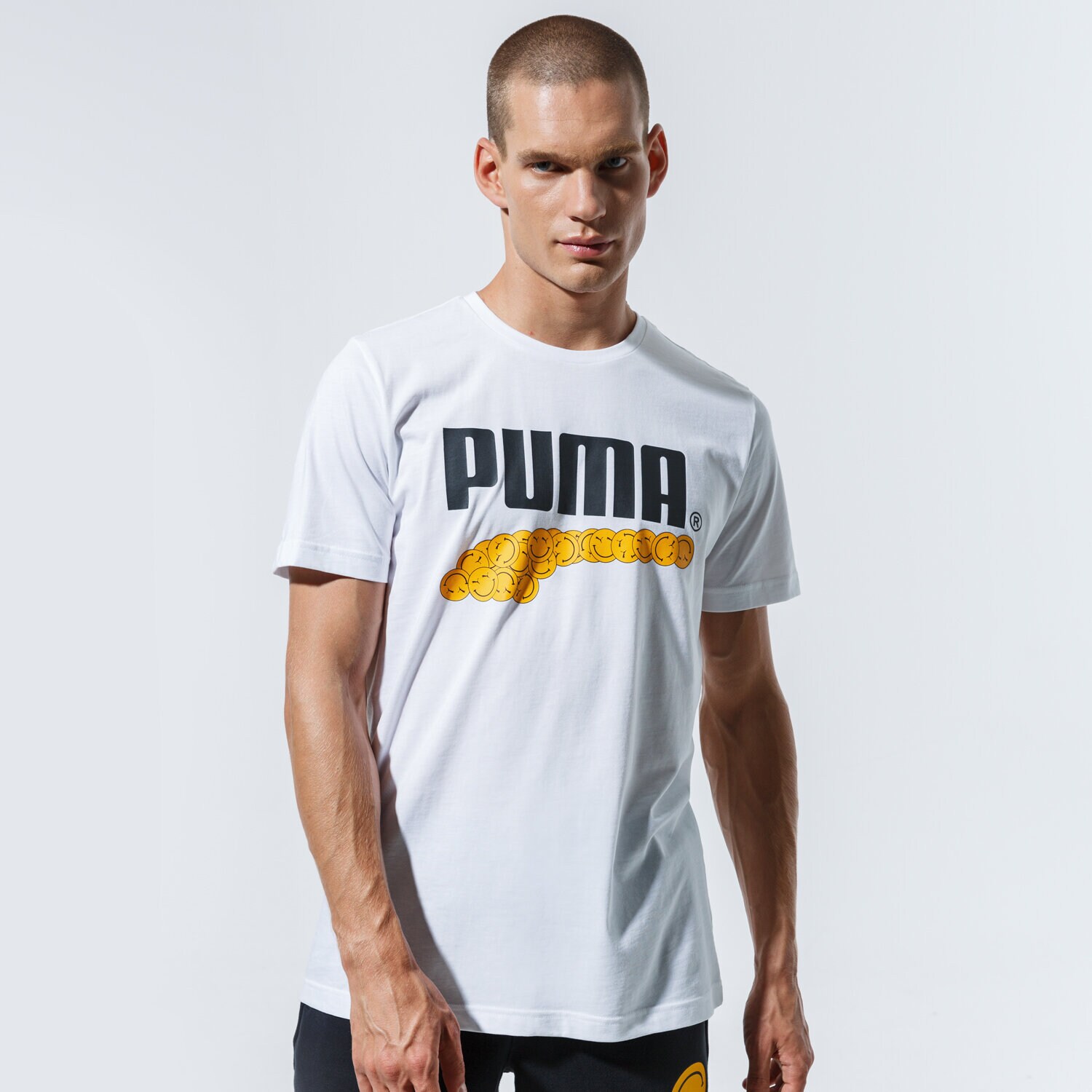 pánské tričko PUMA TRIČKO PUMA CLUB GRAPHIC TEE 59879302 BÍLÁ