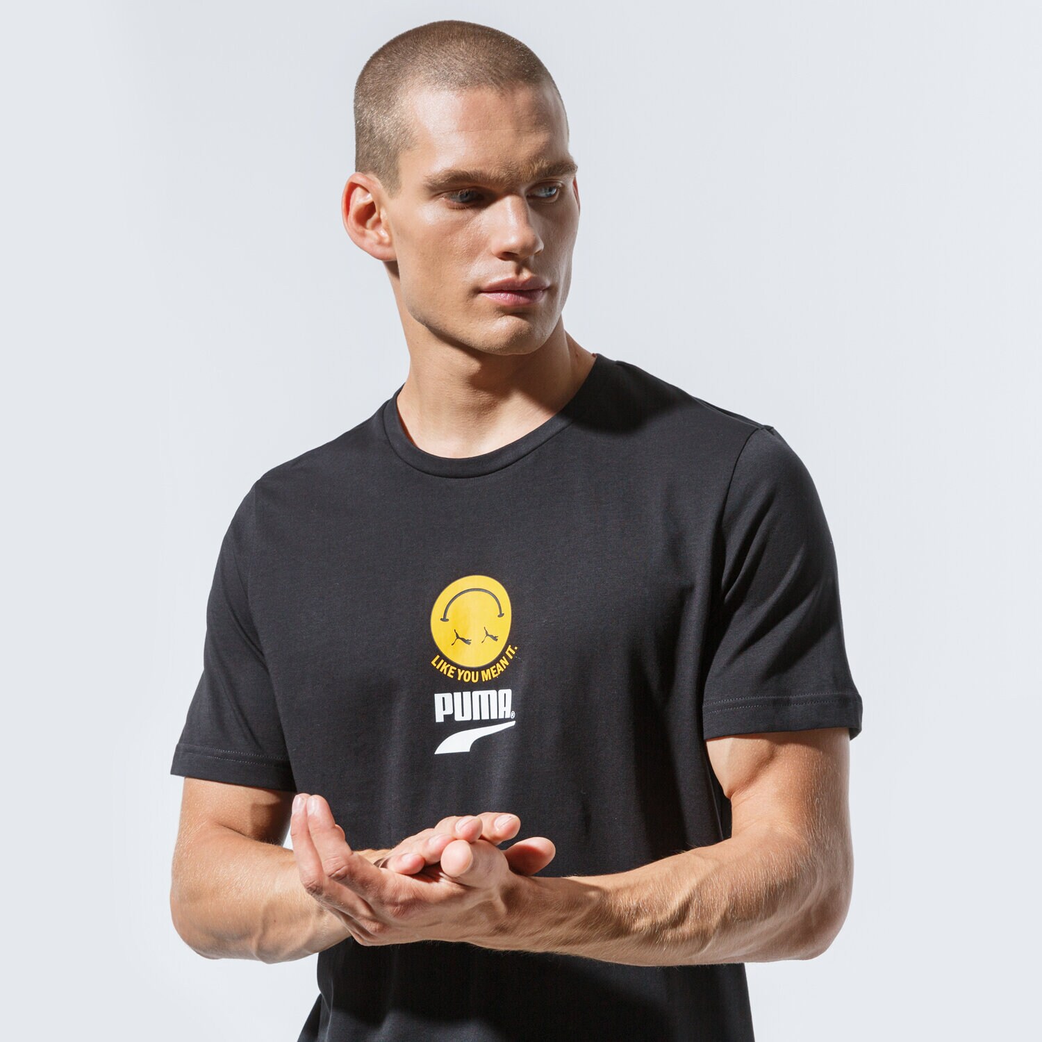 pánské tričko PUMA TRIČKO PUMA CLUB GRAPHIC TEE 59879301 ČERNÁ