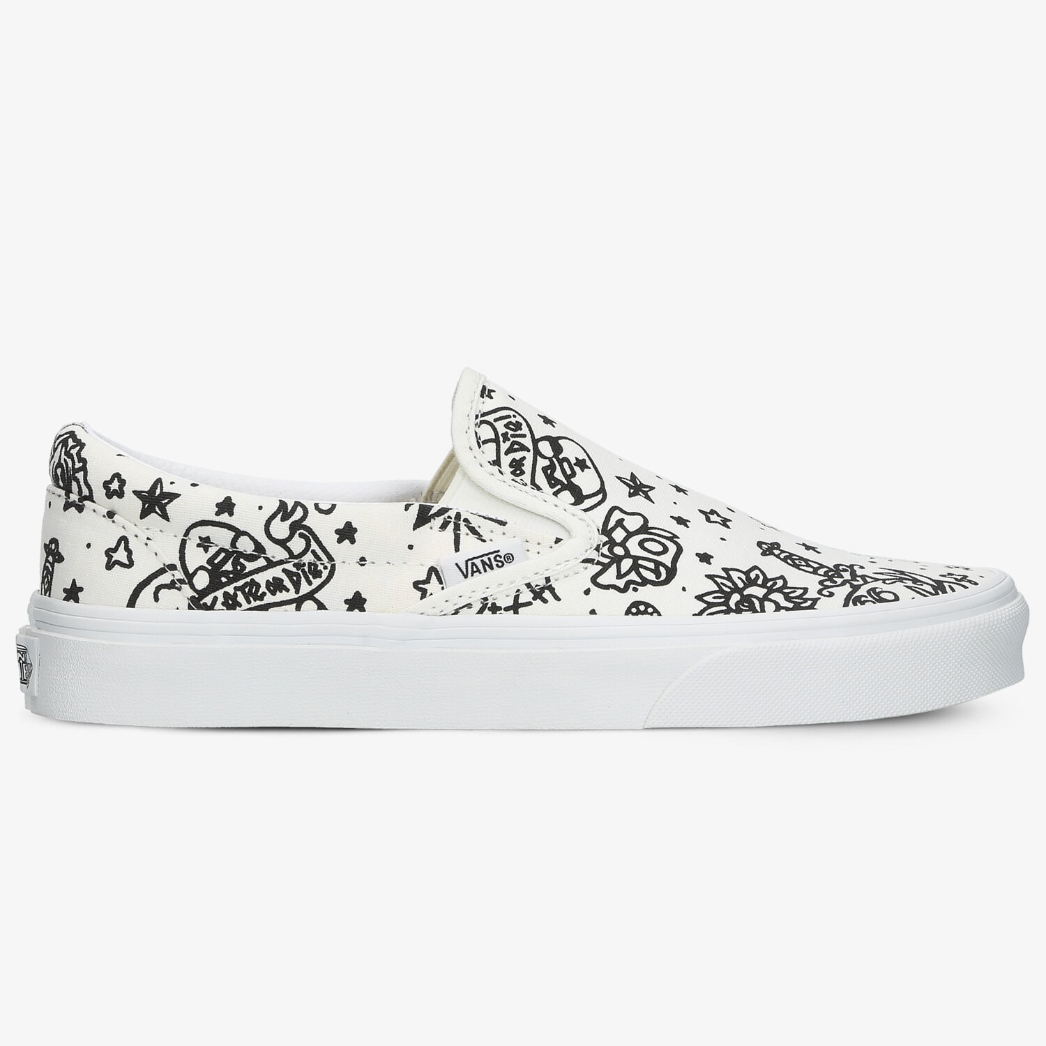 dámské tenisky VANS UA CLASSIC SLIP-ON VN0A4BV31IU1 BÍLÁ