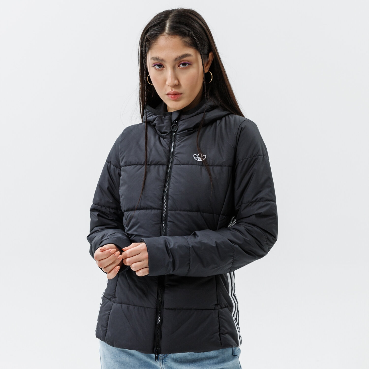 dámská zimní bunda ADIDAS BUNDA ZIMNÍ SLIM JACKET GD2507 ČERNÁ