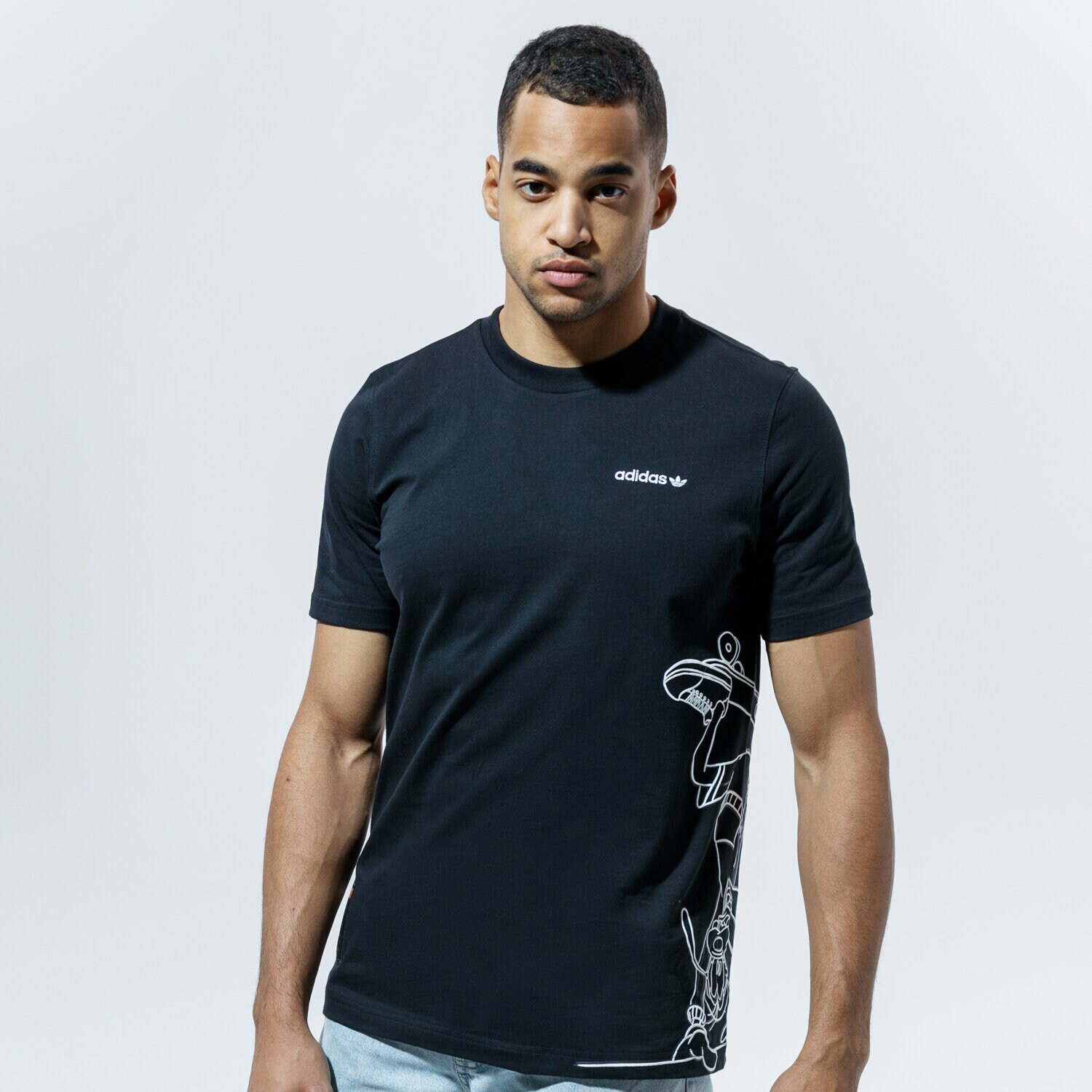 pánské tričko ADIDAS TRIČKO GOOFY TEE GD6029 ČERNÁ