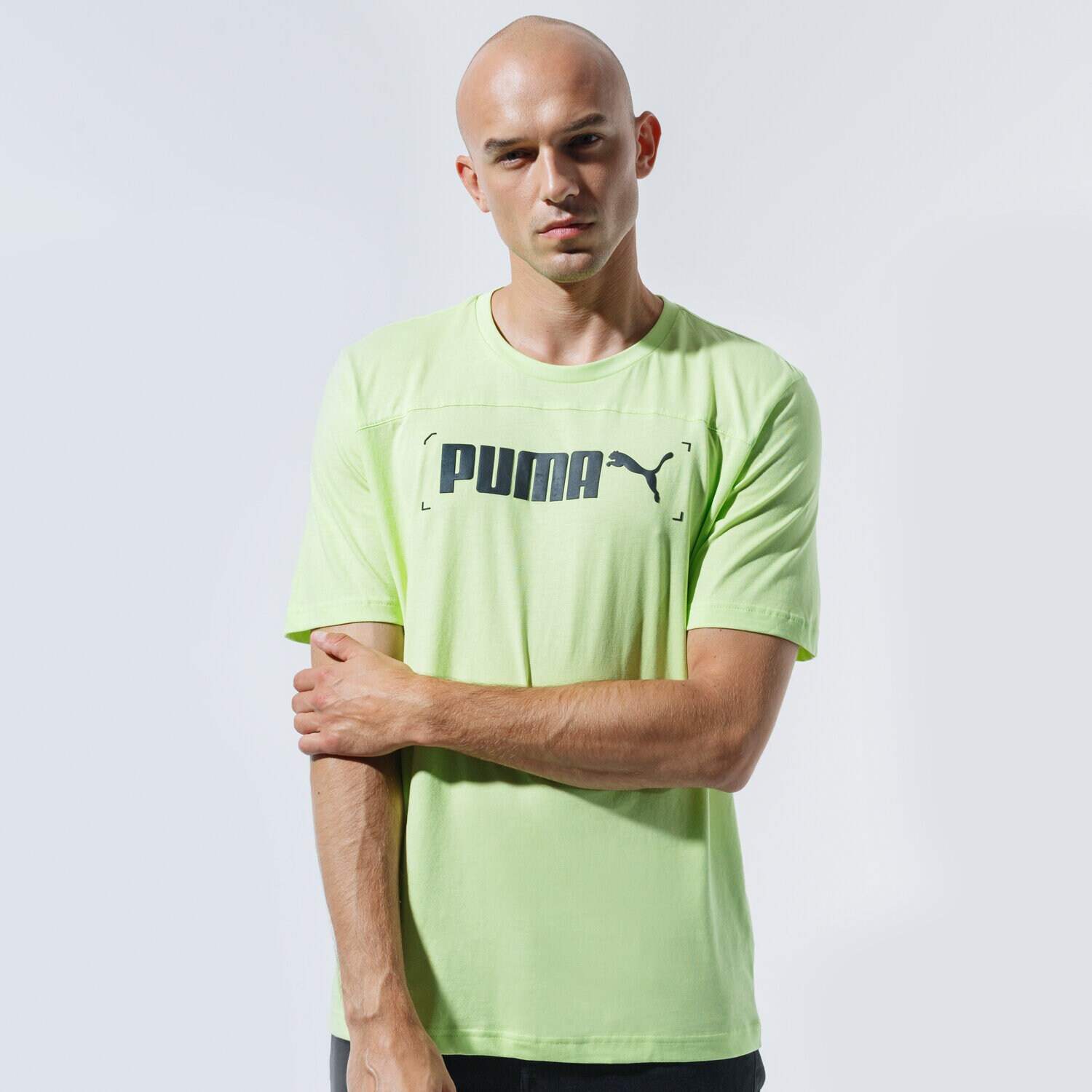 pánské tričko PUMA TRIČKO NU-TILITY GRAPHIC TEE 58348734 ZELENÁ