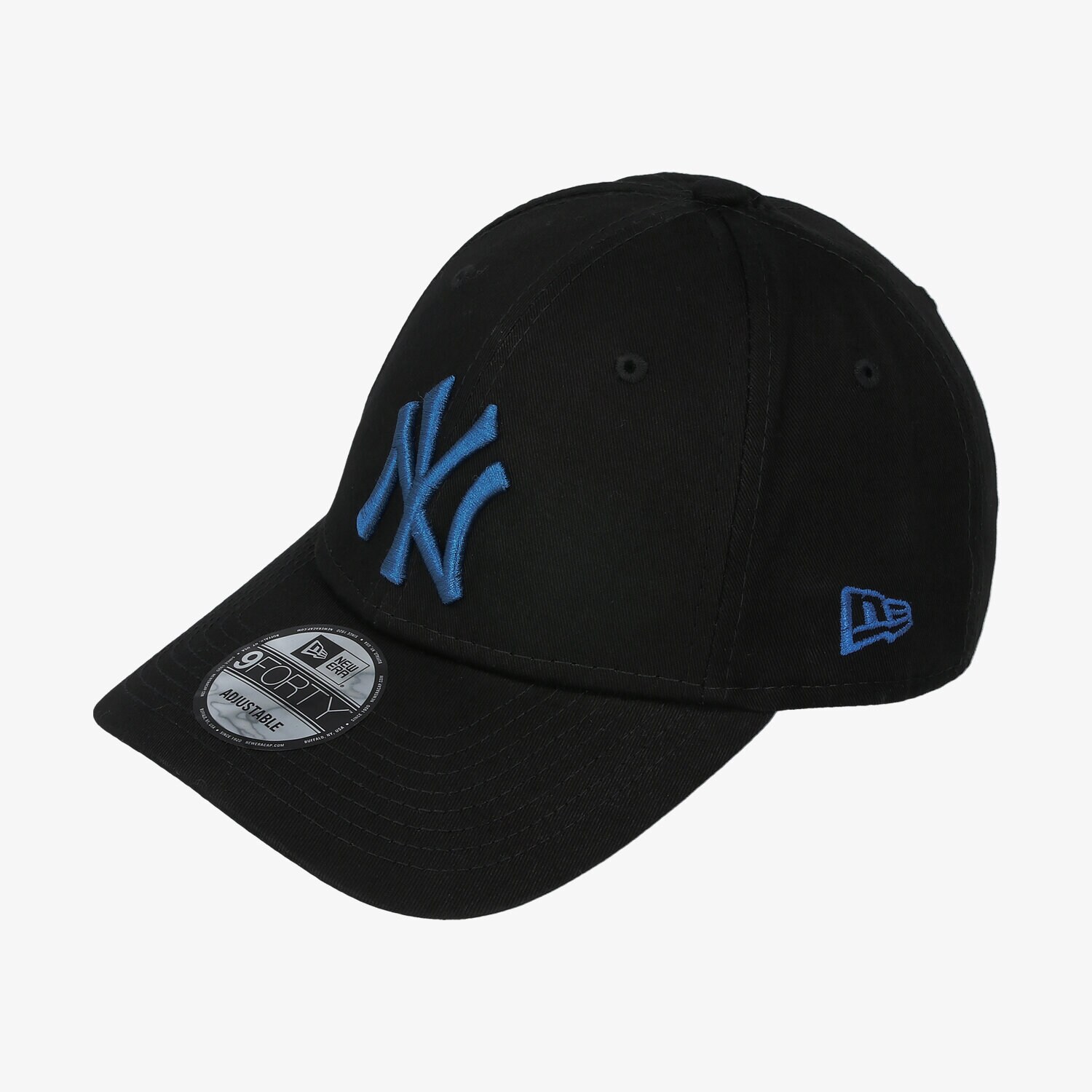 pánská kšiltovka NEW ERA ČEPICE 9FORTY NYY BLK/BLUE NEW YORK YANKEES BLKDTL 12490478 ČERNÁ