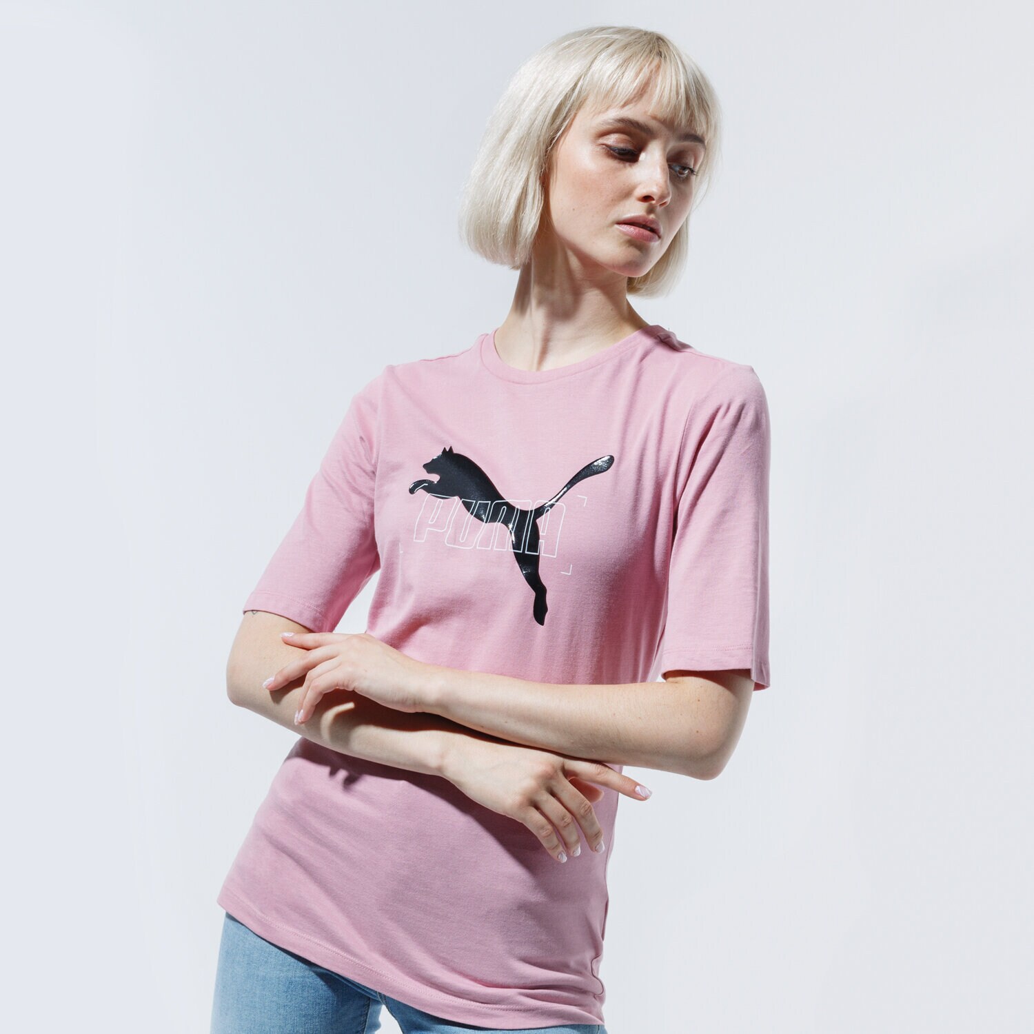 dámské tričko PUMA TRIČKO NU-TILITY TEE 58354616 RŮŽOVÁ