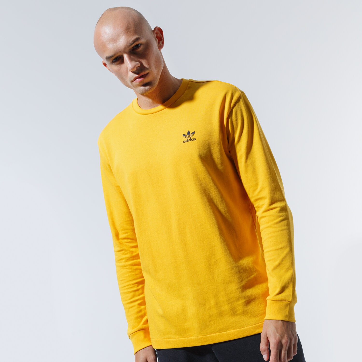 pánské tričko ADIDAS TRIČKO B+F TRFL LS TEE GE0862 ŽLUTÁ