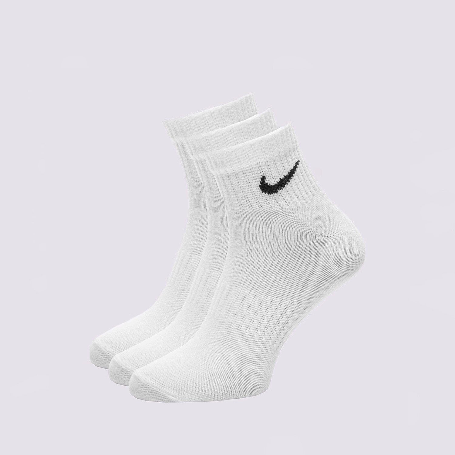 dámské ponožky NIKE PONOŽKY U NK EVERYDAY LTWT ANKLE 3PR SX7677-100 BÍLÁ