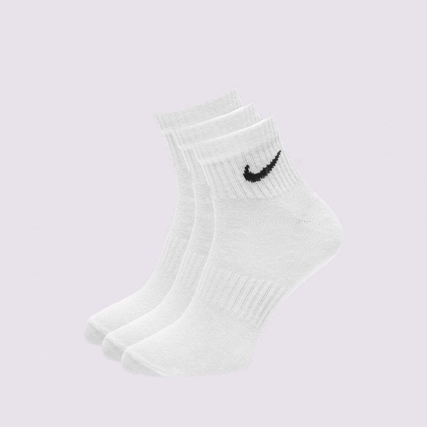 dámské ponožky NIKE PONOŽKY U NK EVERYDAY LTWT ANKLE 3PR SX7677-100 BÍLÁ