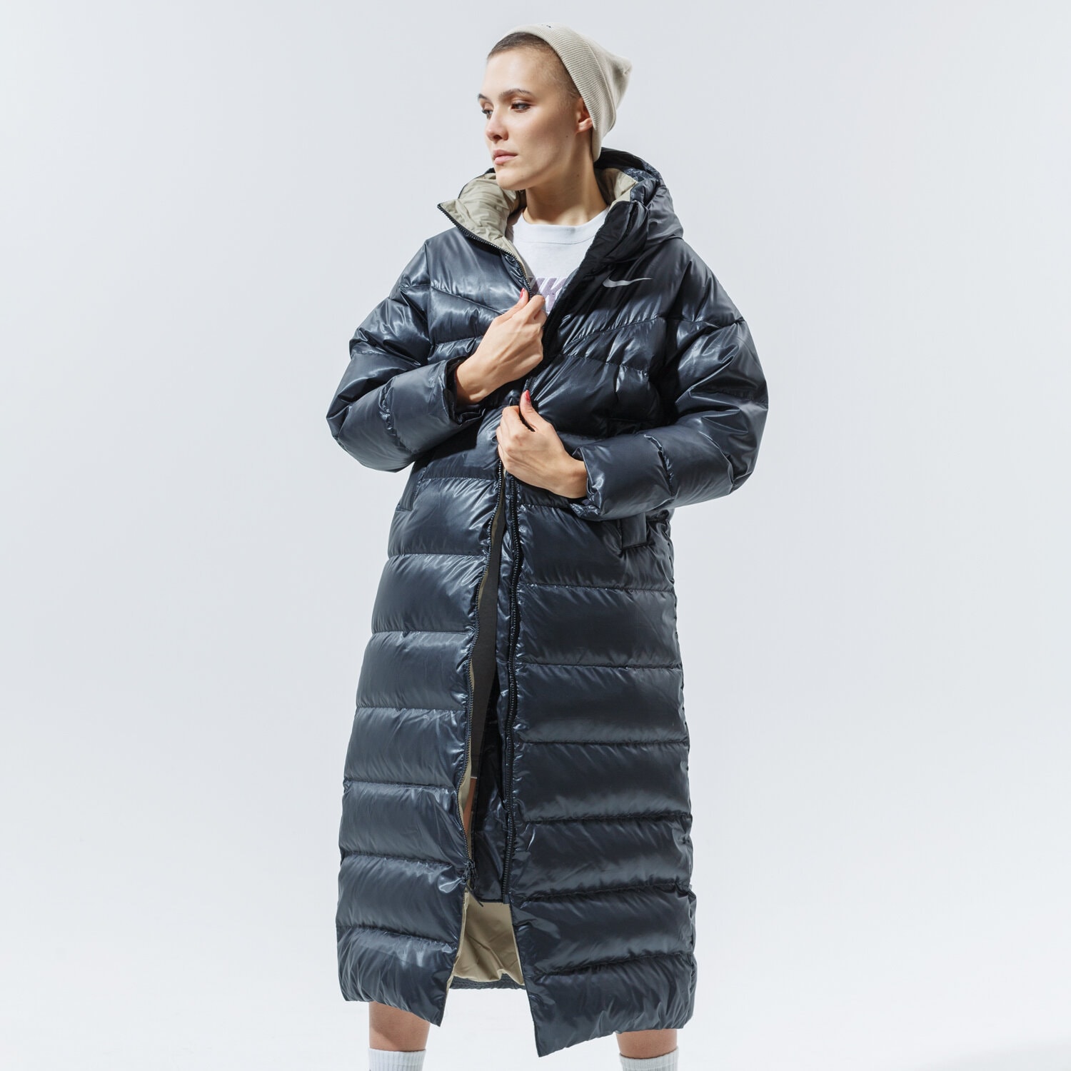 dámská zimní bunda NIKE BUNDA ZIMNÍ W NSW STMT DWN PARKA CU5820-010 ČERNÁ