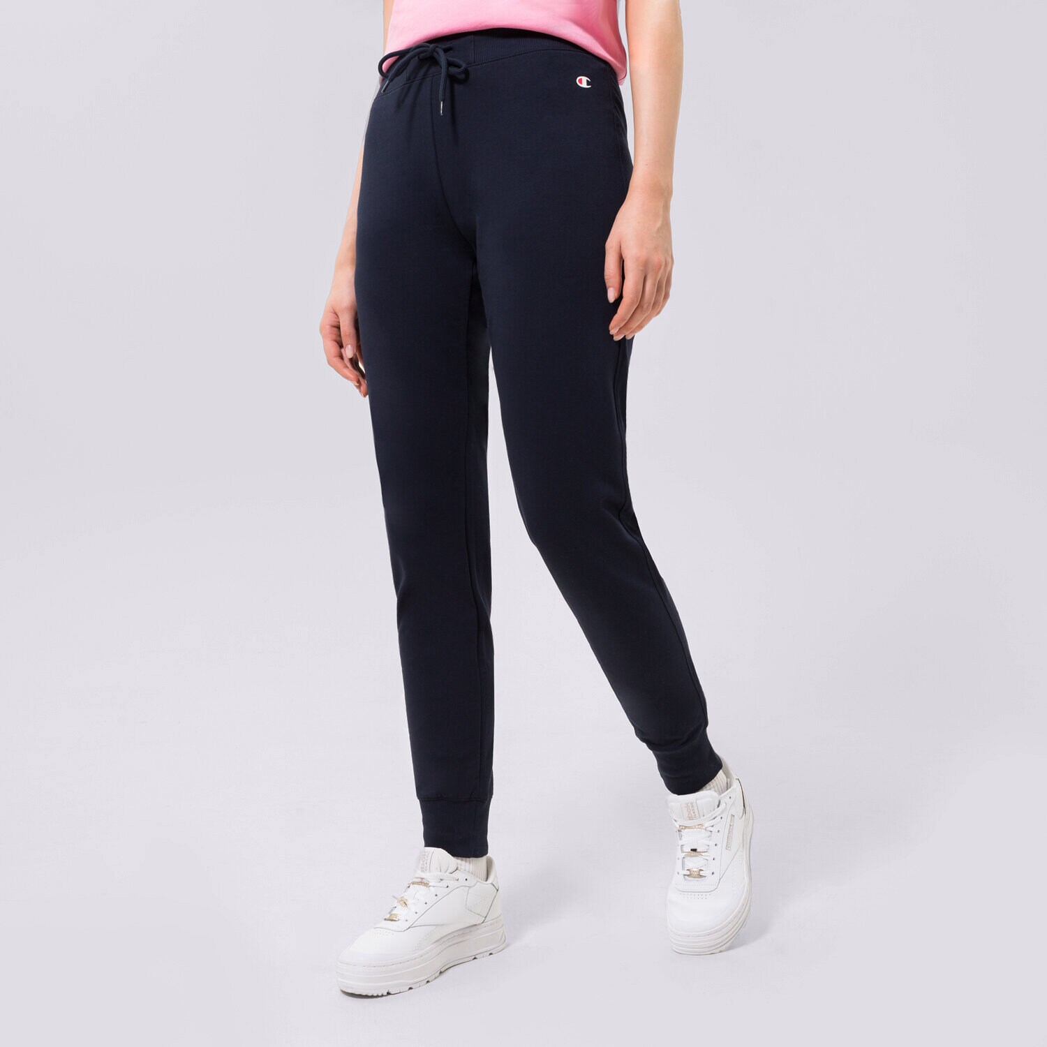 dámské kalhoty CHAMPION KALHOTY  RIB CUFF PANTS 111999BS501 TMAVOMODRÁ