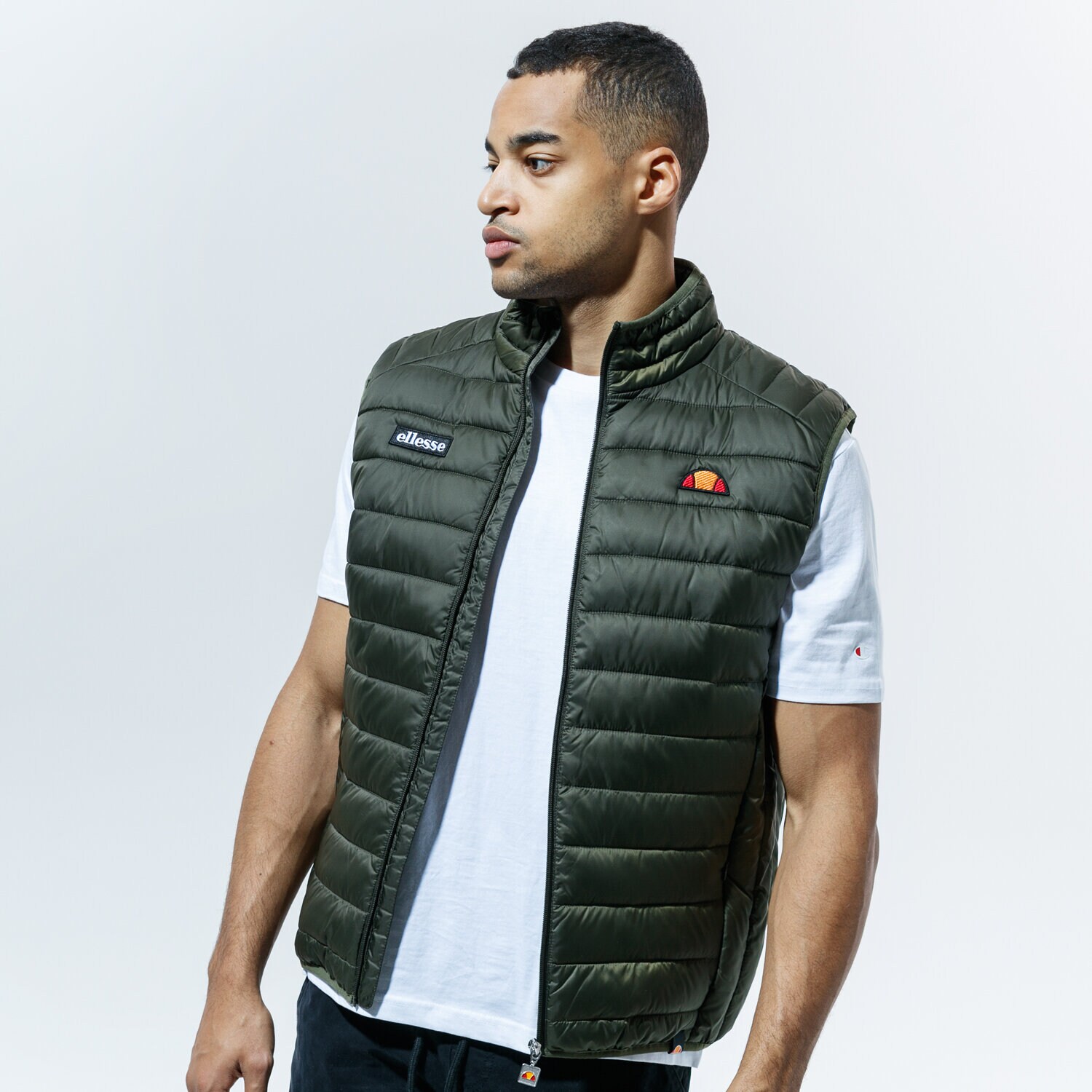 pánská vesta ELLESSE VESTA BARDY KHA SHS08747506 KHAKI
