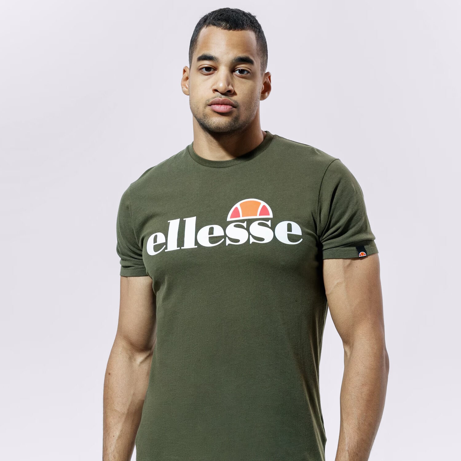 pánské tričko ELLESSE TRIČKO SL PRADO SHC07405506 KHAKI