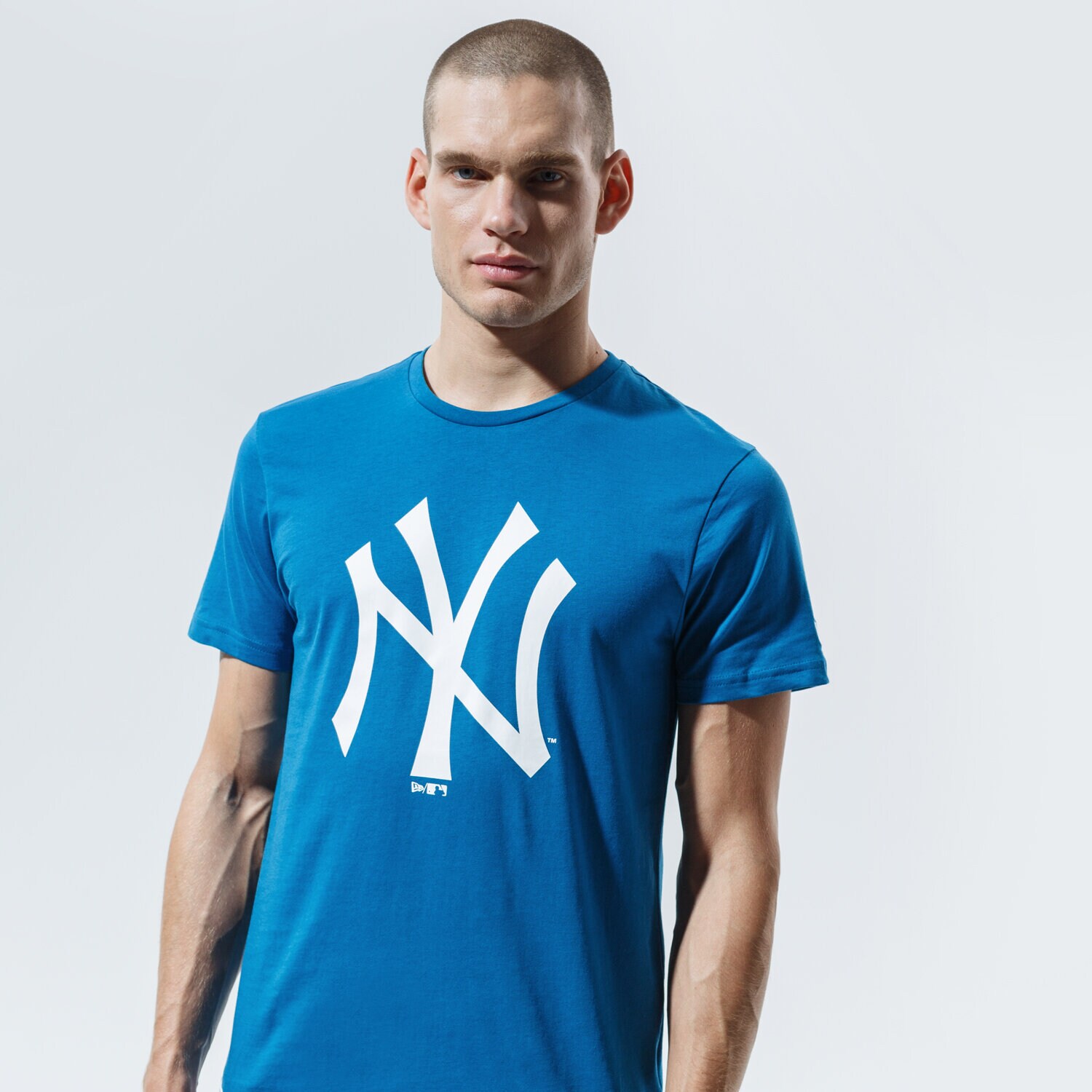 pánské tričko NEW ERA TRIČKO MLB SEASONAL TEAM LOGO TEE NEYYAN DTL 12485706 MODRÁ