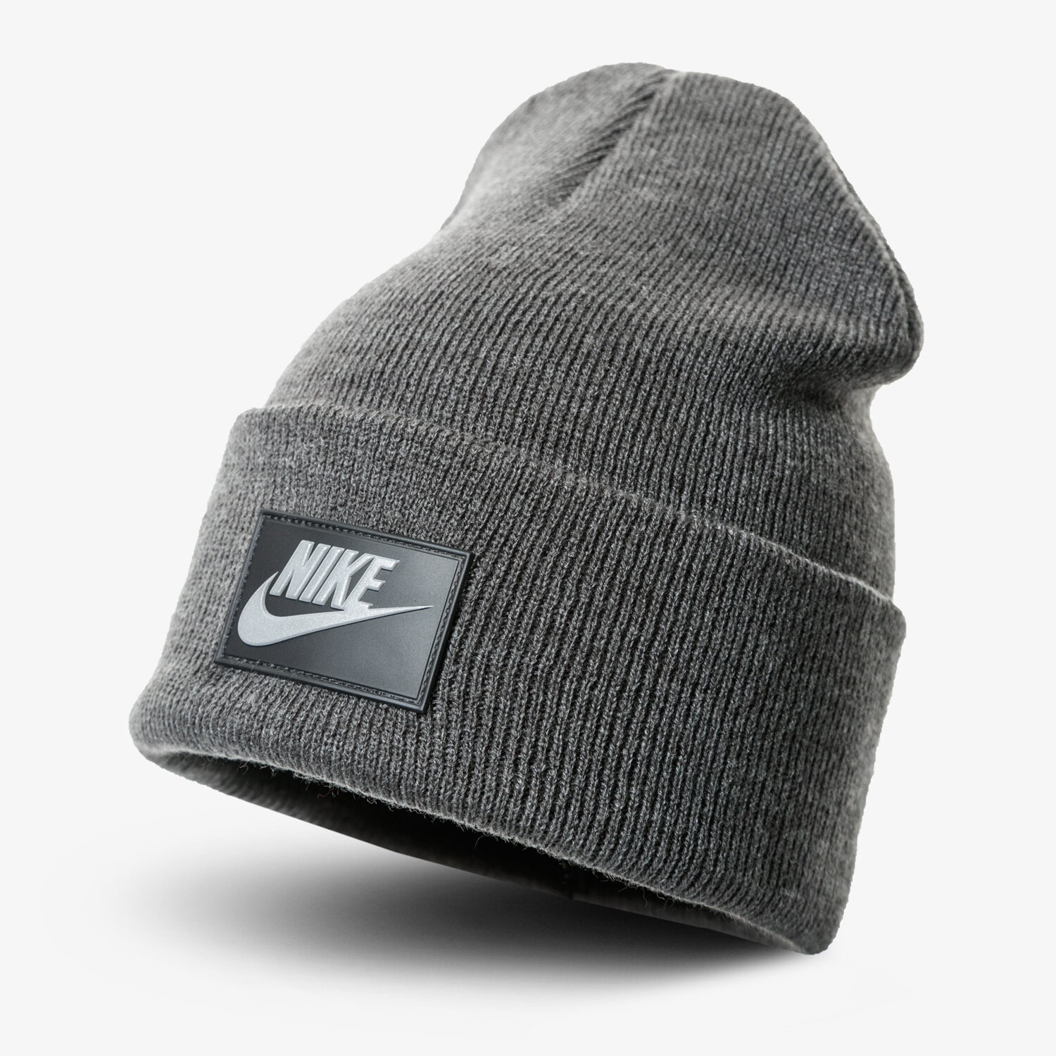 dětská čepice NIKE ČEPICE ZIMNÍ U NSW CUFFED BEANIE FUT FLASH DA2021-071 ŠEDÁ