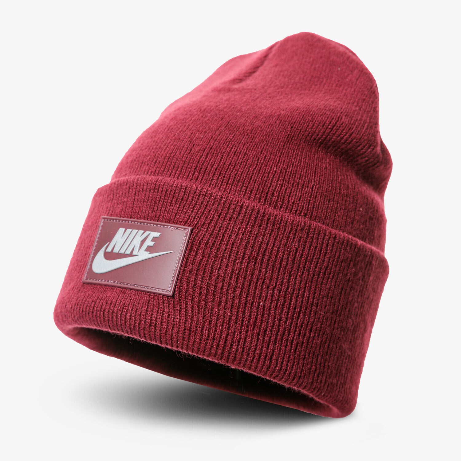 dětská čepice NIKE ČEPICE ZIMNÍ U NSW CUFFED BEANIE FUT FLASH DA2021-638 BORDOVÁ