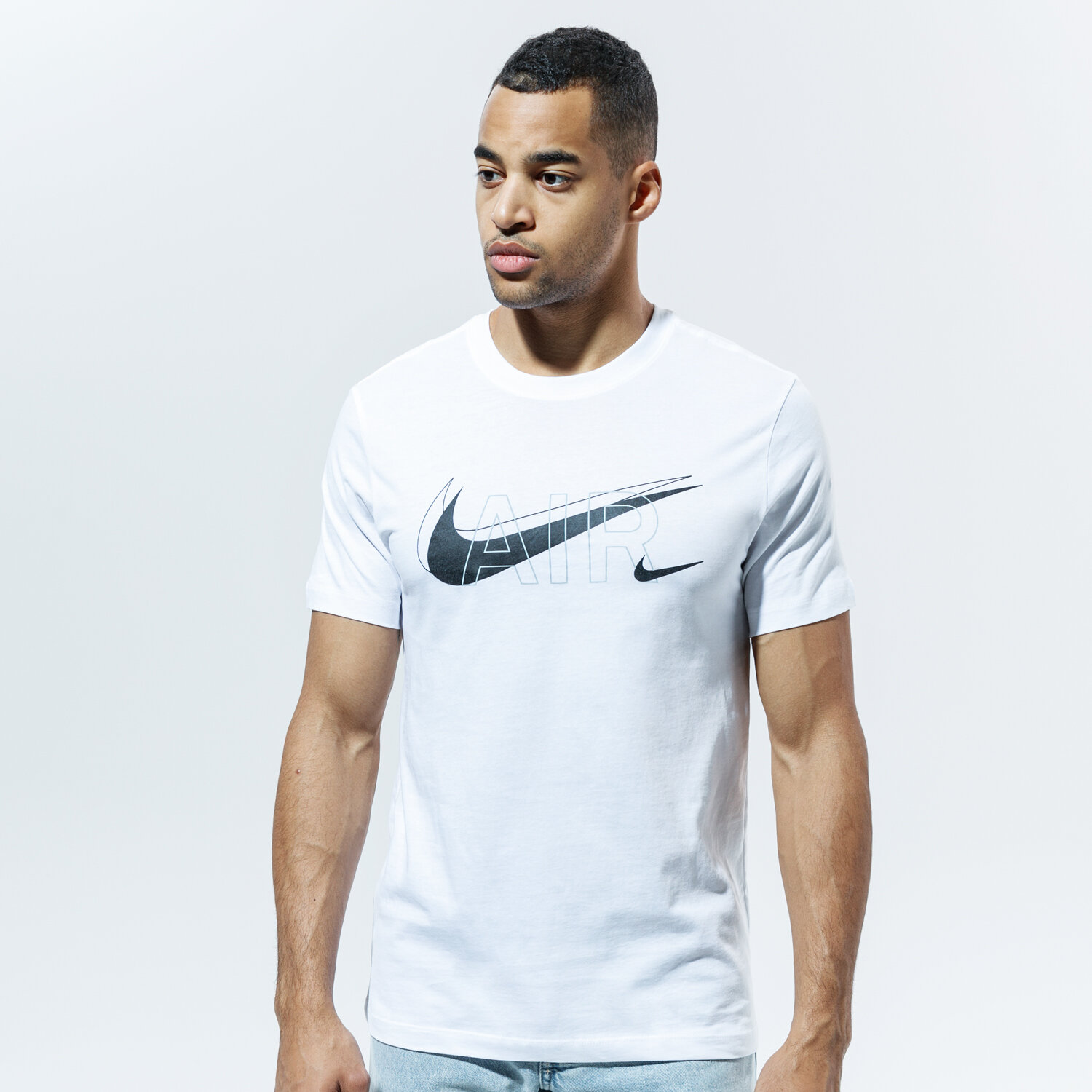 pánské tričko NIKE TRIČKO M NSW TEE AIR PRNT PACK DD9702-100 BÍLÁ