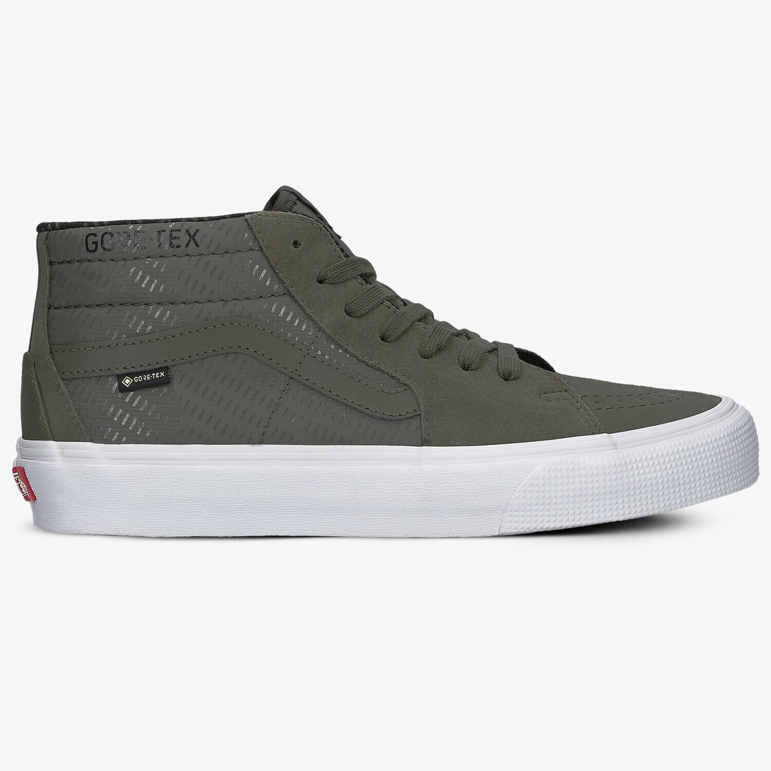 pánské skate boty (skateboardové) VANS UA SK8-MID GORE-TEX VN0A4VJE24U1 KHAKI