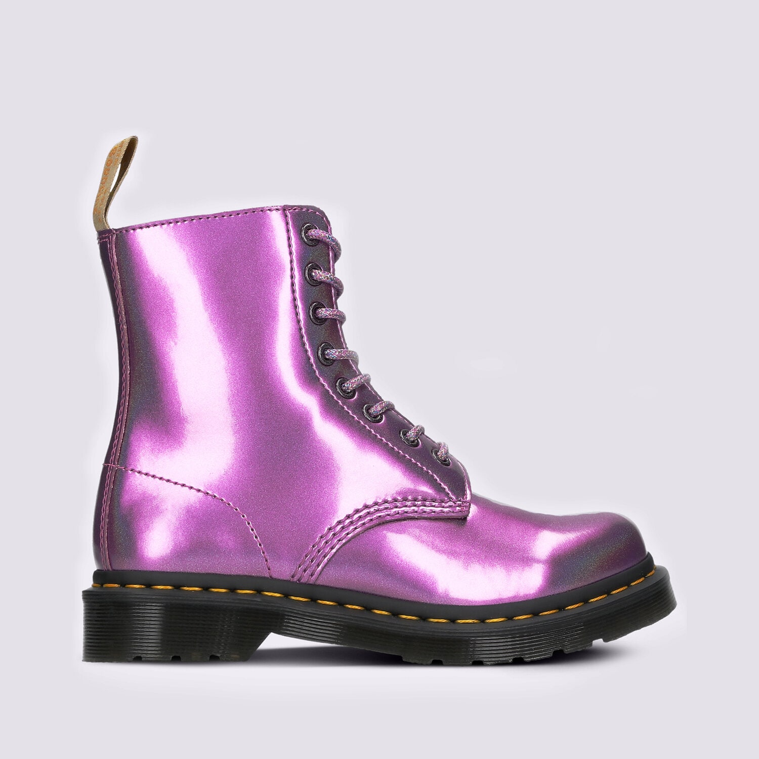 dámské kotníkové boty DR. MARTENS VEGAN 1460 PASCAL  26224650 RŮŽOVÁ