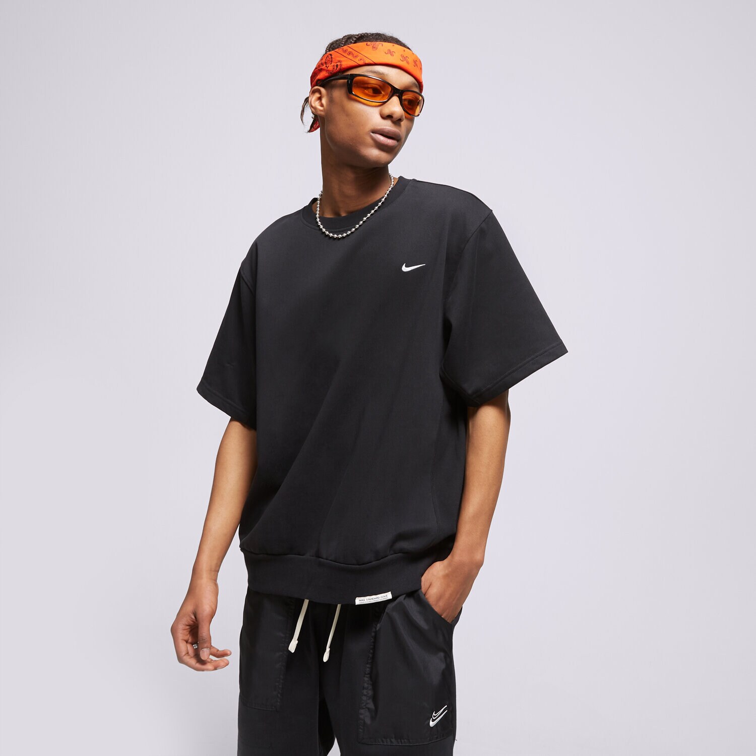 pánské tričko NIKE TRIČKO M NK DF STD ISS SS CREW SSNL NBA DX0327-010 ČERNÁ