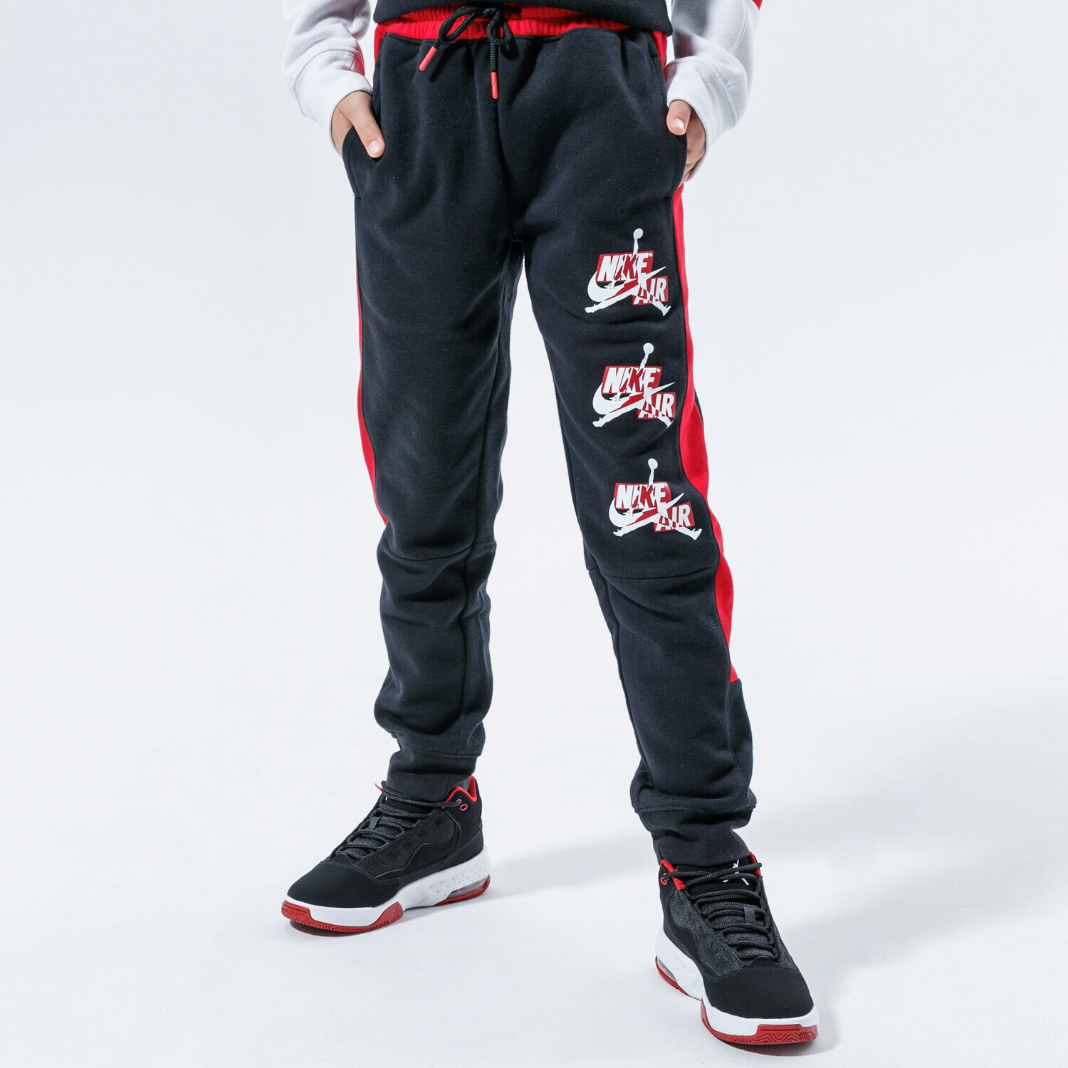 dětské kalhoty JORDAN KALHOTY  JUMPMAN CLASSICS III FLEECE PANT 957529-023 ČERNÁ