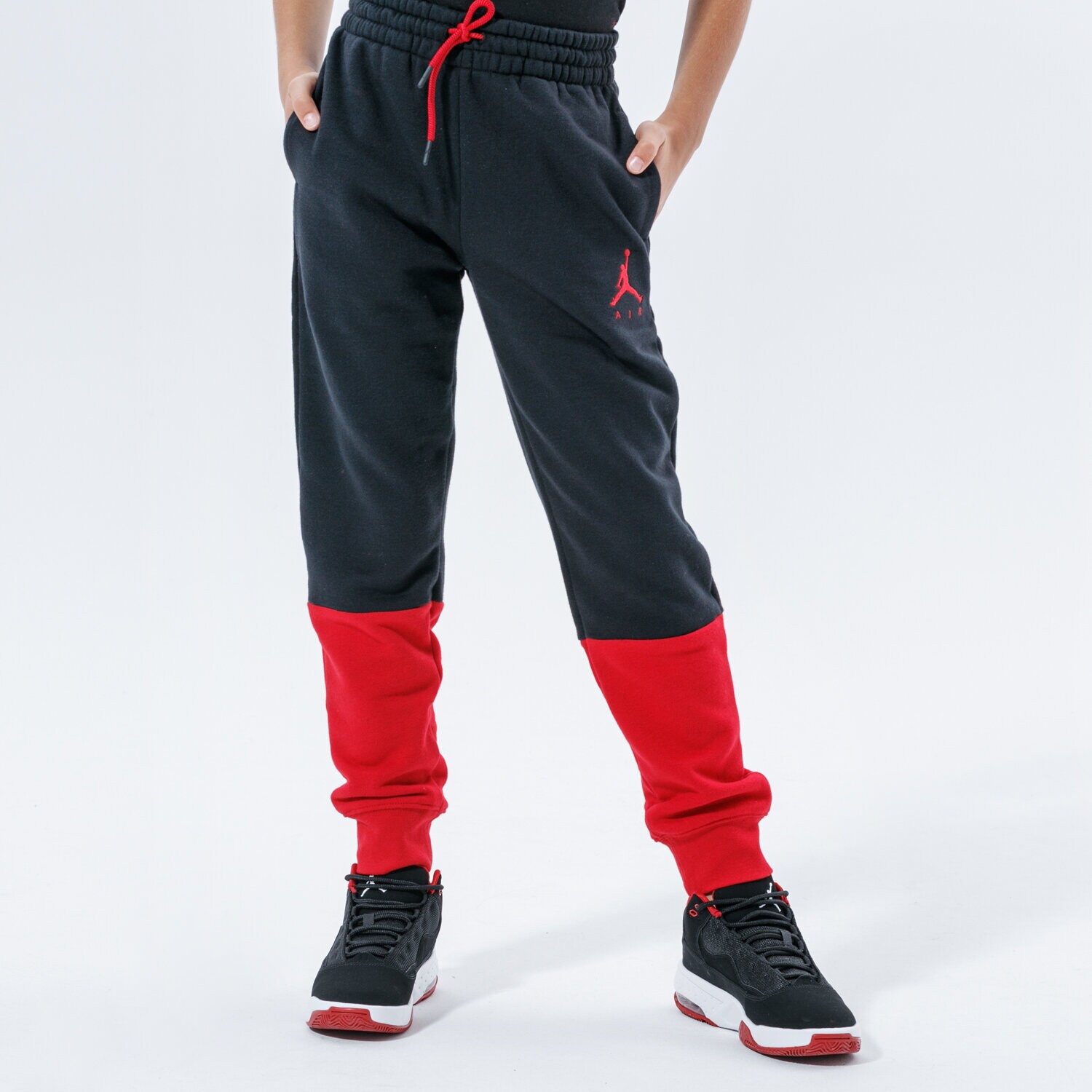 dětské kalhoty JORDAN KALHOTY  JUMPMAN AIR FLEECE PANT BOY 957725-KR5 BORDOVÁ