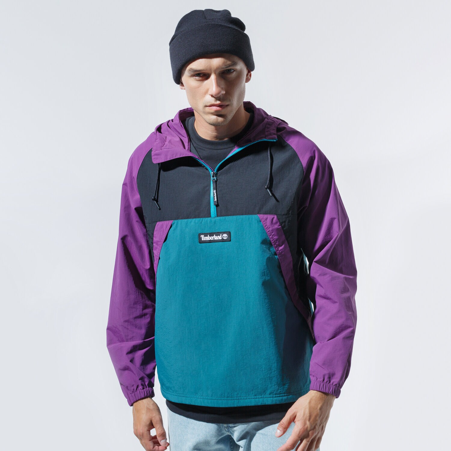 pánská zimní bunda TIMBERLAND BUNDA YC CORE+ WINDBREAKER PULLOVER JACKET TB0A2BUUAR71 VÍCEBAREVNÁ