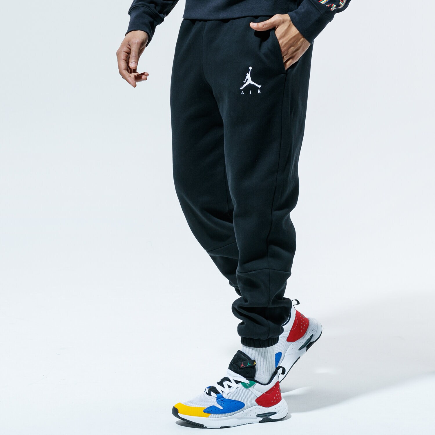 pánské kalhoty JORDAN KALHOTY  JUMPMAN CK6694-010 ČERNÁ