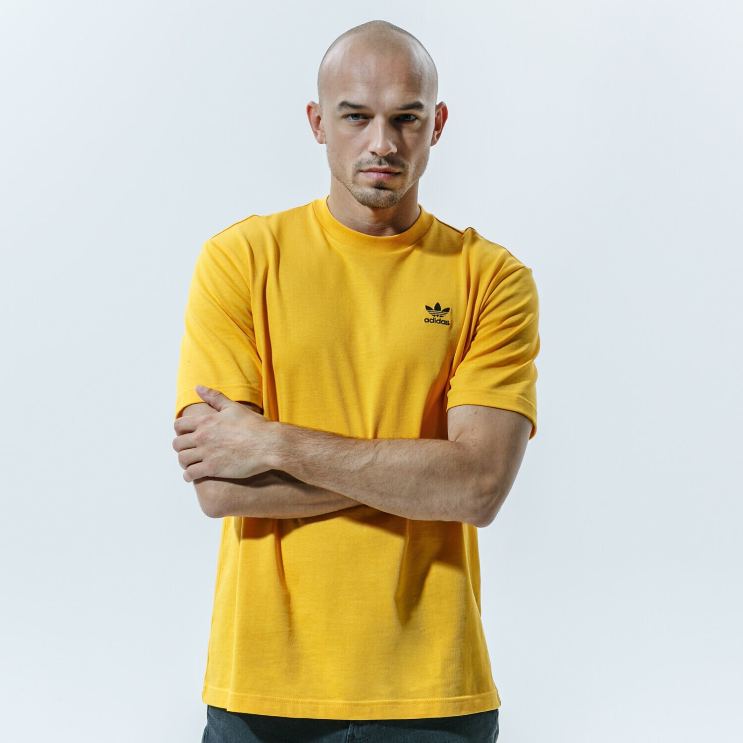 pánské tričko ADIDAS TRIČKO B+F TREFOIL TEE GE0824 ŽLUTÁ