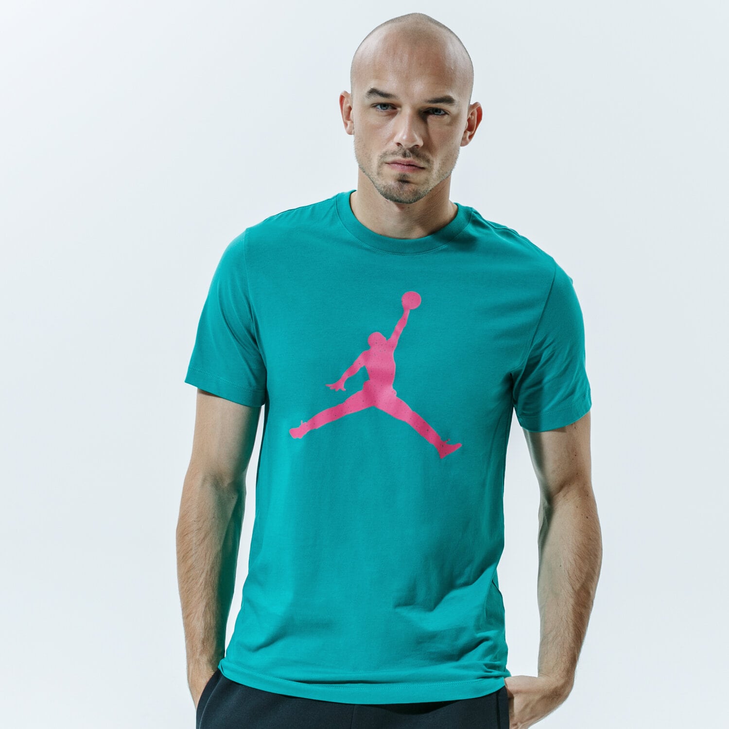 pánské tričko JORDAN TRIČKO JUMPMAN CZ6650-370 ZELENÁ