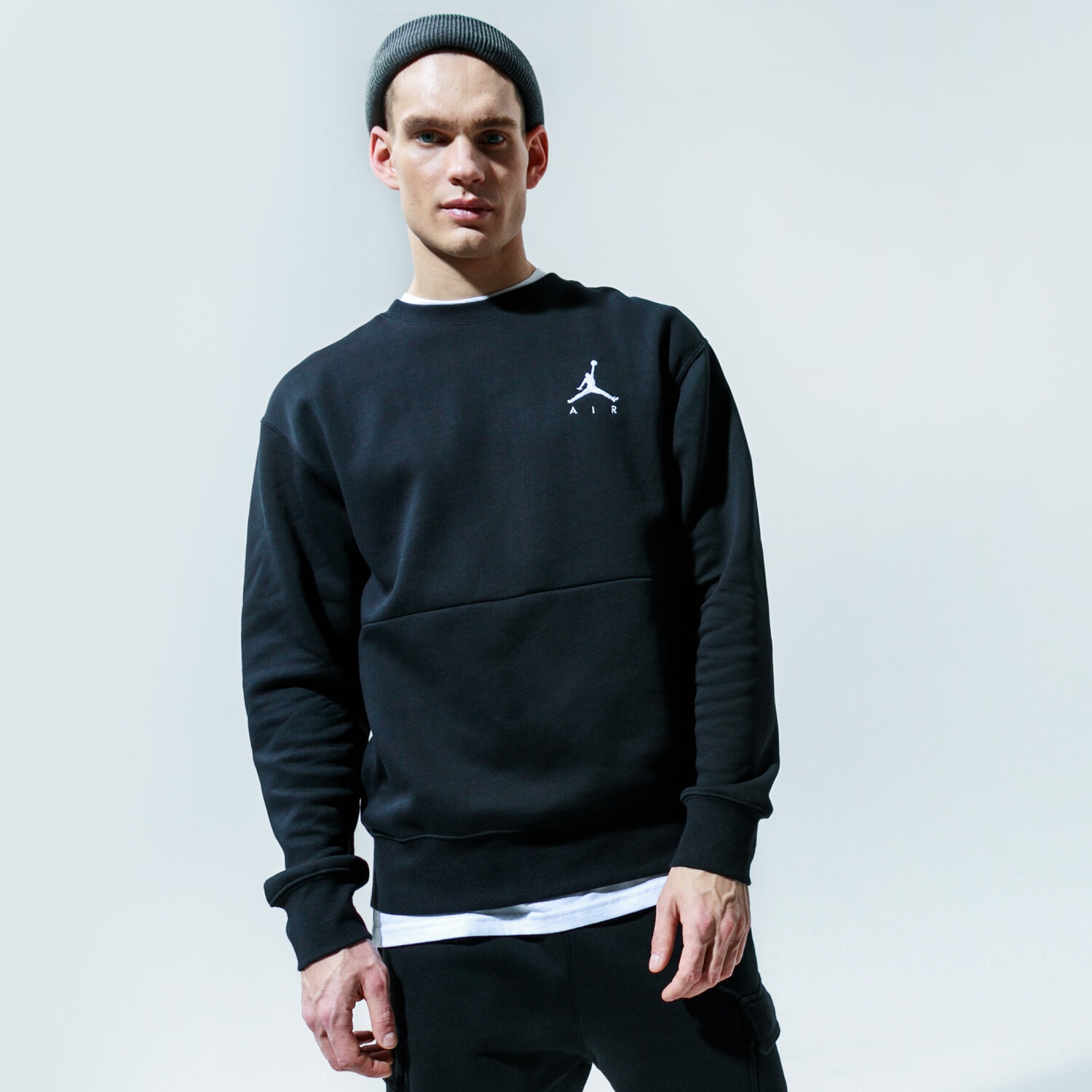 pánská mikina JORDAN MIKINA JUMPMAN AIR CT3455-011 TMAVOMODRÁ