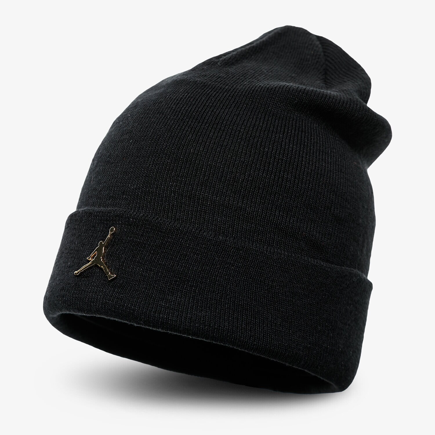 dětská čepice JORDAN ČEPICE ZIMNÍ JORDAN CUFFED BEANIE METAL JM CW6402-010 ČERNÁ