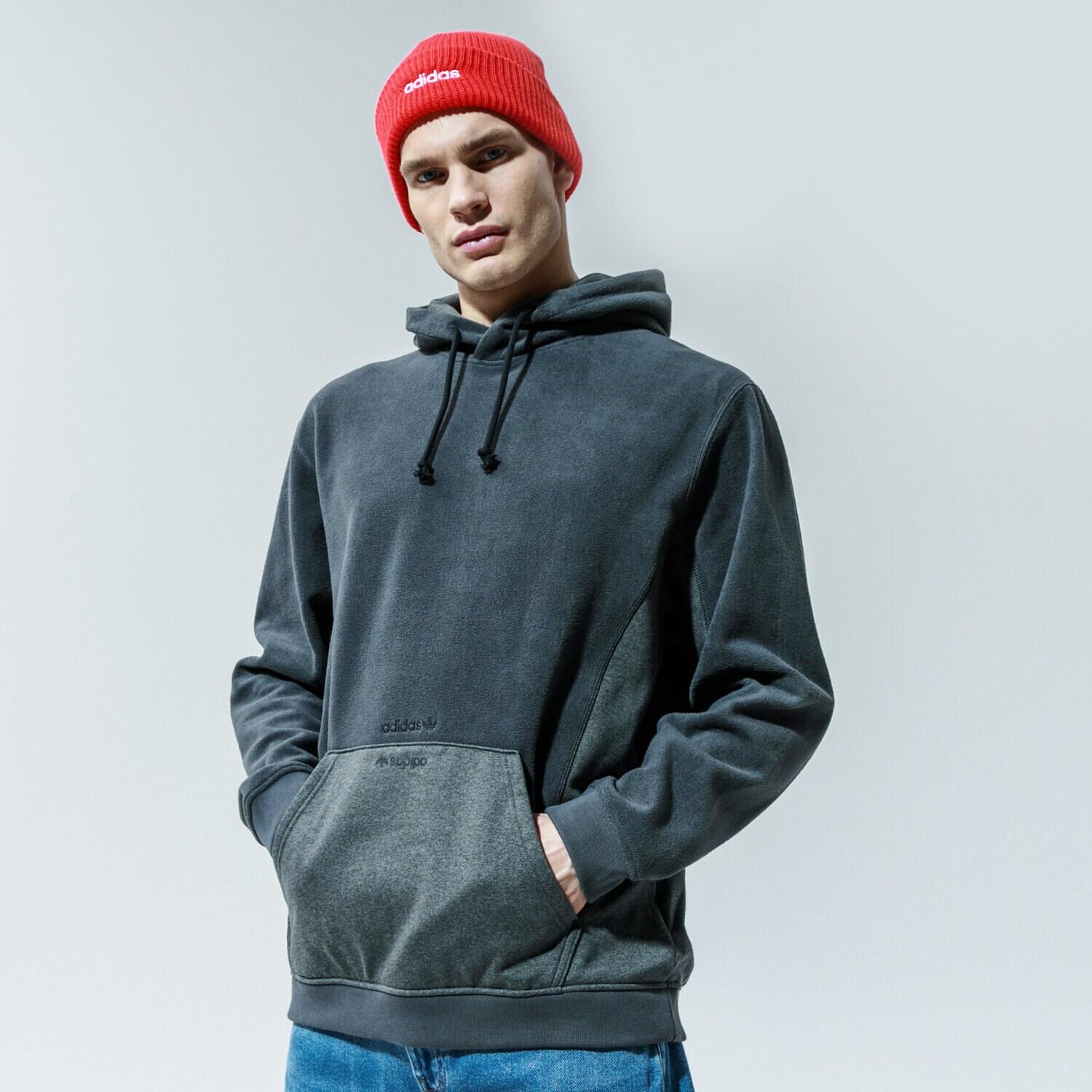 pánská mikina ADIDAS MIKINA S KAPUCÍ W HOODY GD9323 ČERNÁ