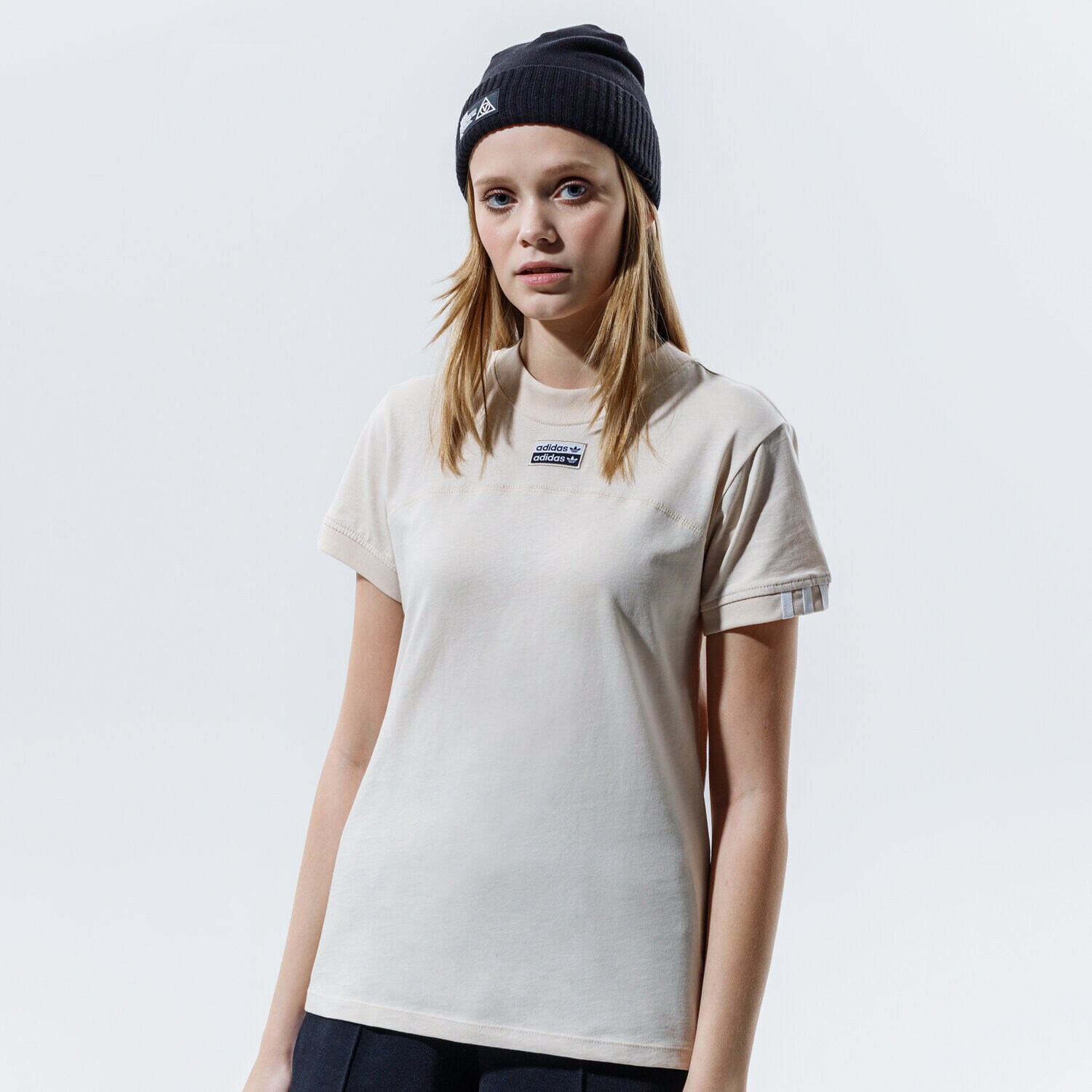 dámské tričko ADIDAS TRIČKO R.Y.V. TEE GD3807 BÉŽOVÁ