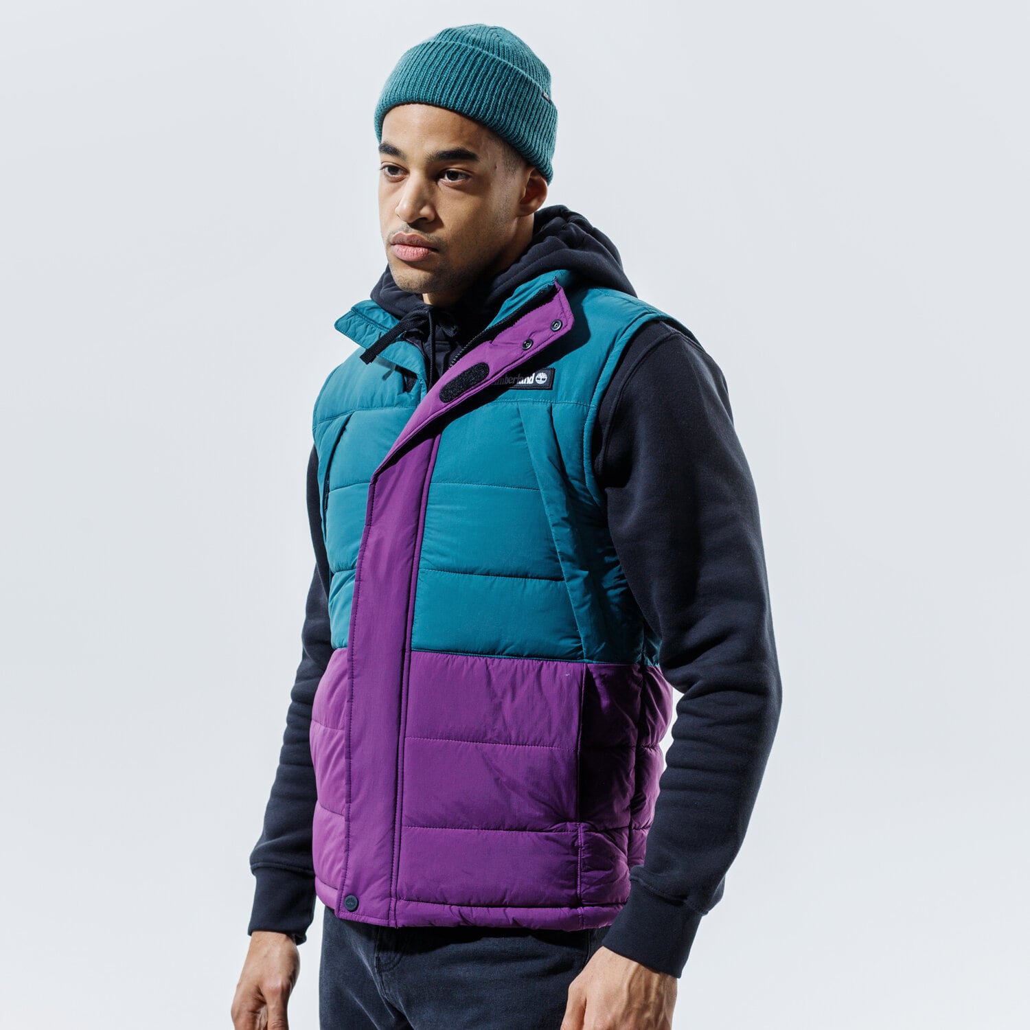 pánská vesta TIMBERLAND VESTA YC OUTDOOR ARCHIVE WARM PUFFER VEST TB0A2AB6AQ91 VÍCEBAREVNÁ