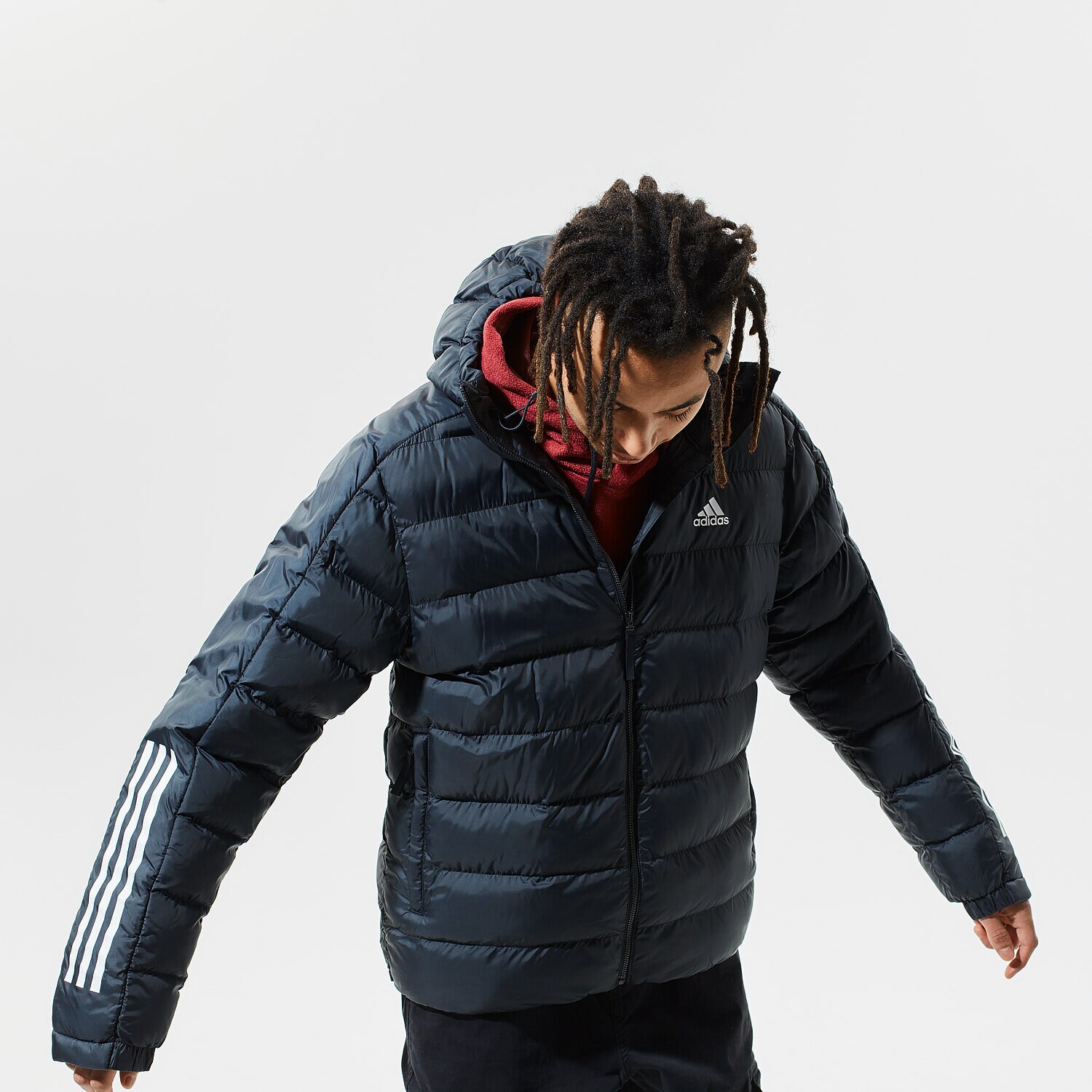 pánská zimní bunda ADIDAS BUNDA ZIMNÍ ITAVIC 3S 2.0 J DZ1388 ČERNÁ