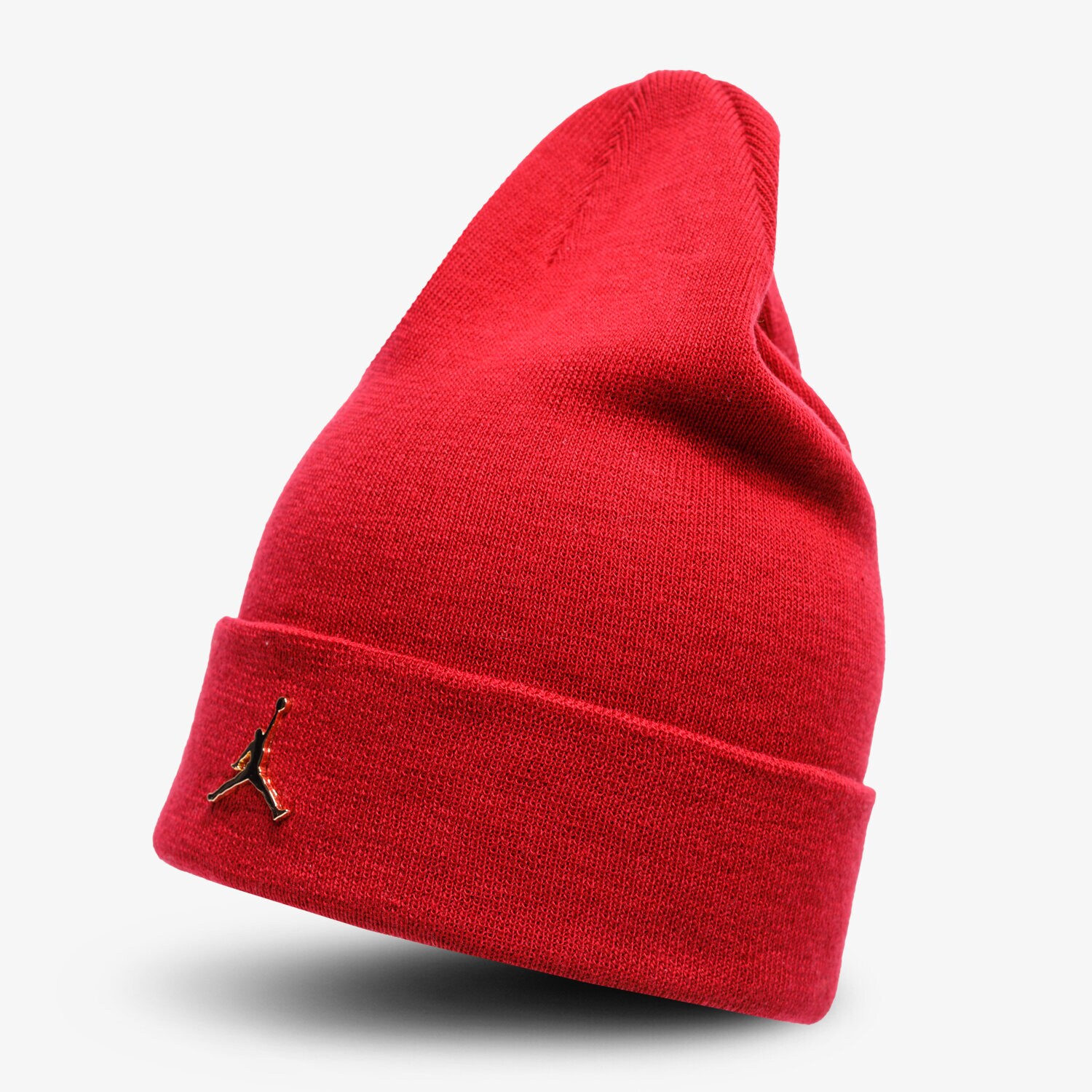dětská čepice JORDAN ČEPICE ZIMNÍ JORDAN CUFFED BEANIE METAL JM CW6402-687 ČERVENÁ
